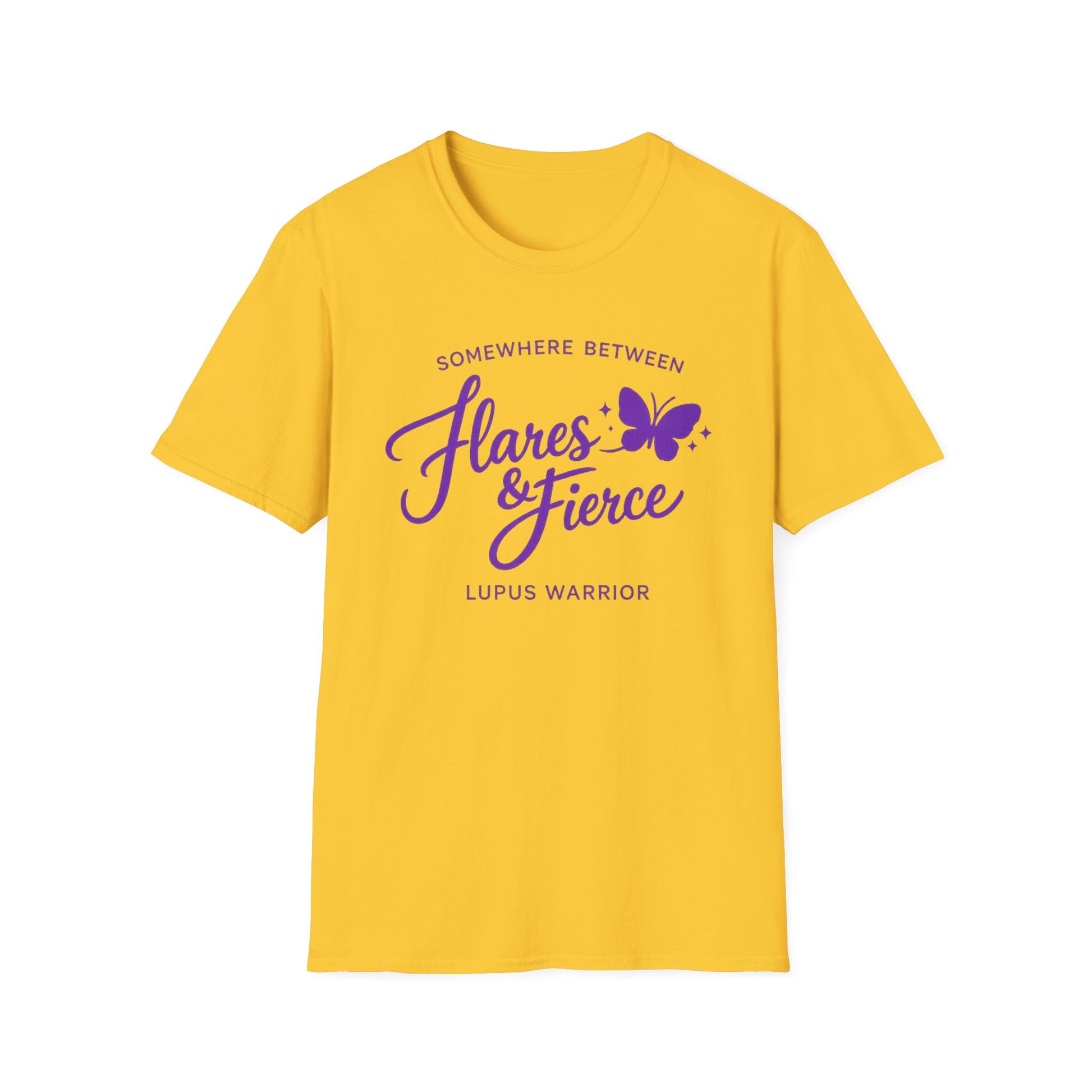 Somewhere Between Flares & Fierce Lupus Warrior T-Shirt