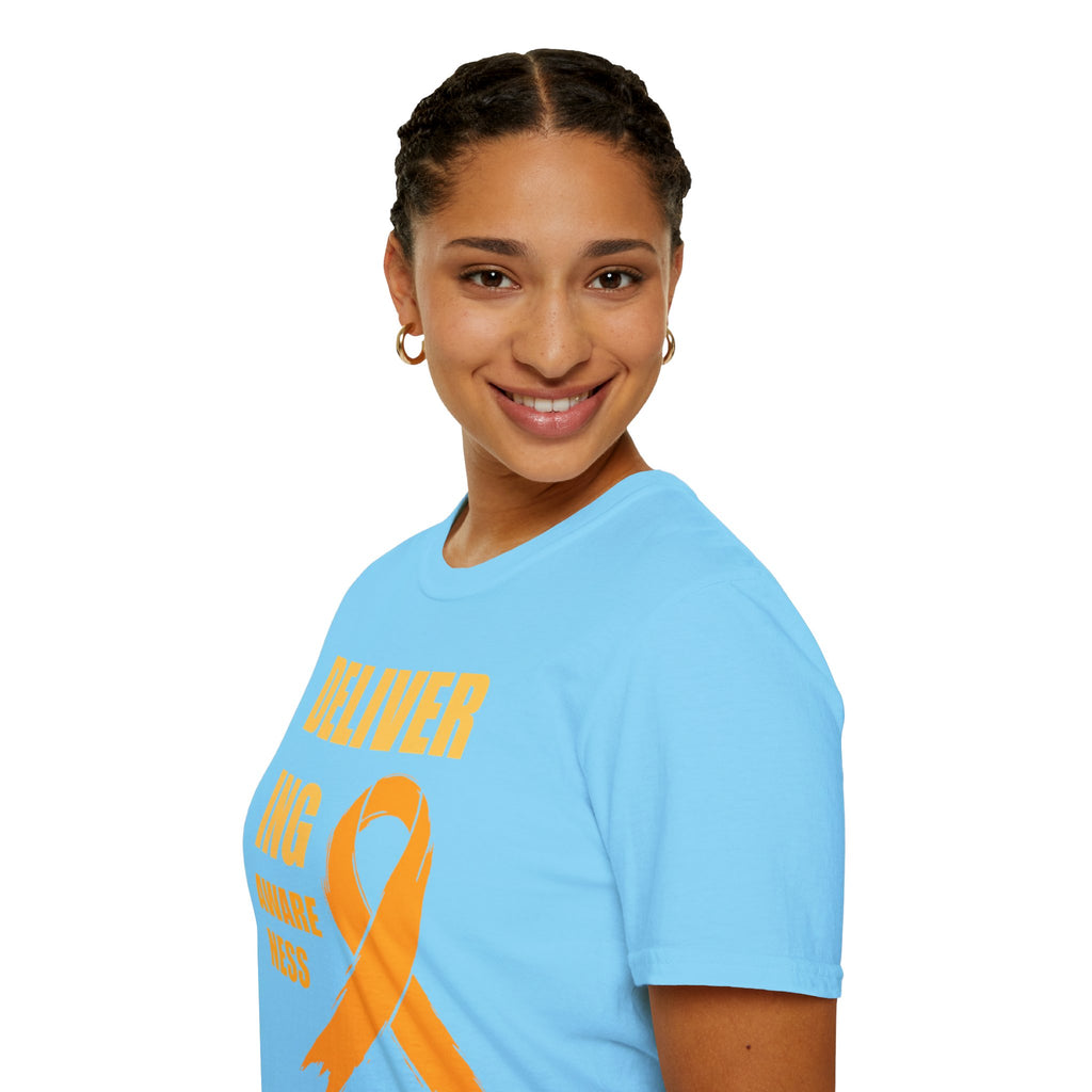 Childhood Cancer Awareness Shirt – Delivering Awareness Gold Ribbon Support Tee