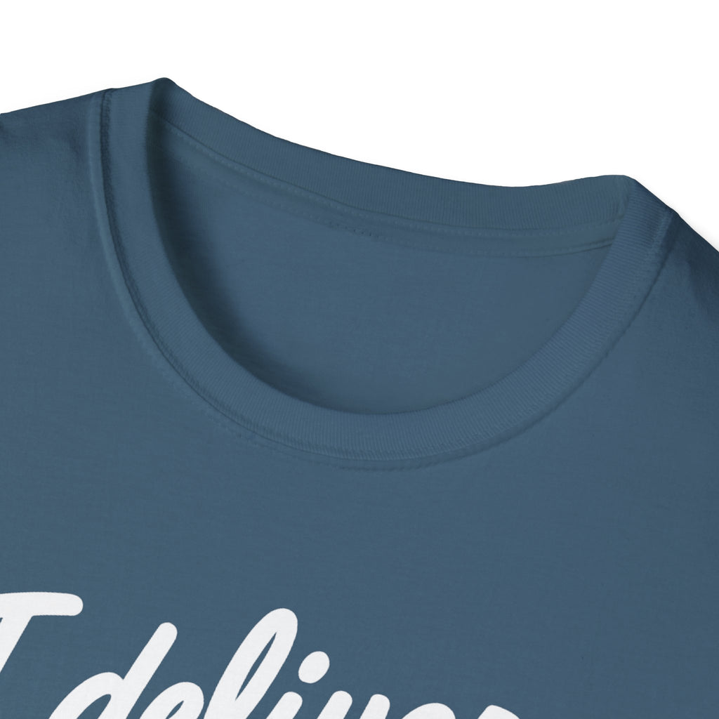 I Deliver Smiles, Unisex Softstyle T-Shirt, Casual Graphic Tee, Everyday Wear, Gift for Her, Gift for Him, Comfortable Cotton Tee