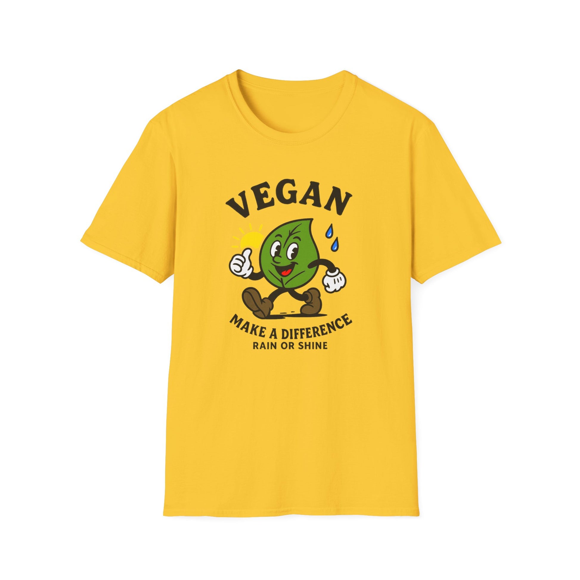Vegan Awareness T-Shirt, Unisex Softstyle Tee, Eco-Friendly Fashion, Mail Carrier, Cute Vegan Gifts, Plant-Based Lifestyle Apparel, Postal Worker, Perfect for Earth Day
