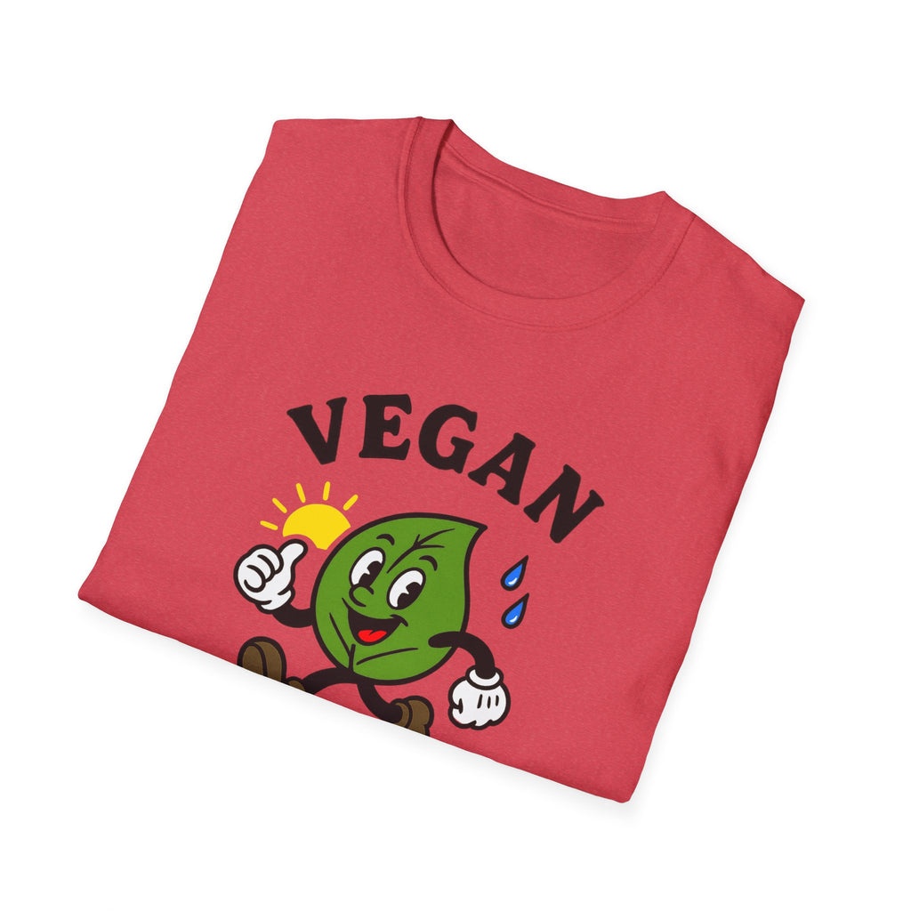 Vegan Awareness T-Shirt, Unisex Softstyle Tee, Eco-Friendly Fashion, Mail Carrier, Cute Vegan Gifts, Plant-Based Lifestyle Apparel, Postal Worker, Perfect for Earth Day