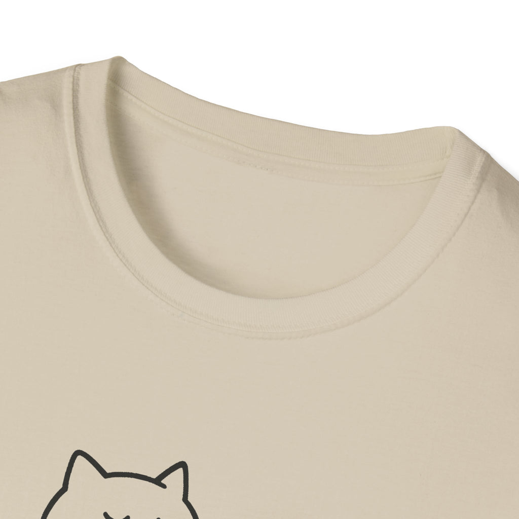 Chill Cat Sundays T-Shirt | Softstyle Unisex Tee for Cat Lovers | Fun Casual Wear, Gift for Birthdays, Lazy Days, Pet Lovers