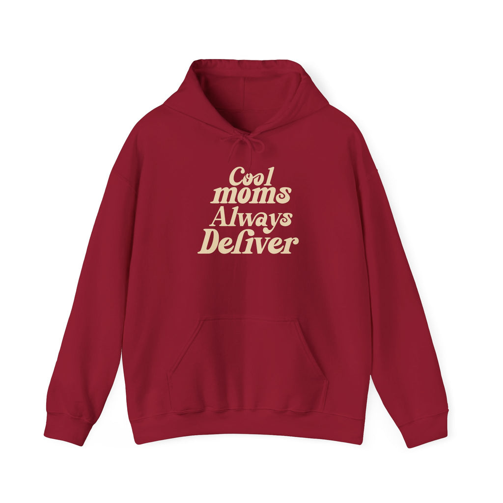 Cool Moms Always Deliver Hoodie – Funny Mail Hoodie, Funny Mom Hoodie, Mother’s Day Gift, Cozy Women’s Sweatshirt, Cute Mom Graphic Hoodie