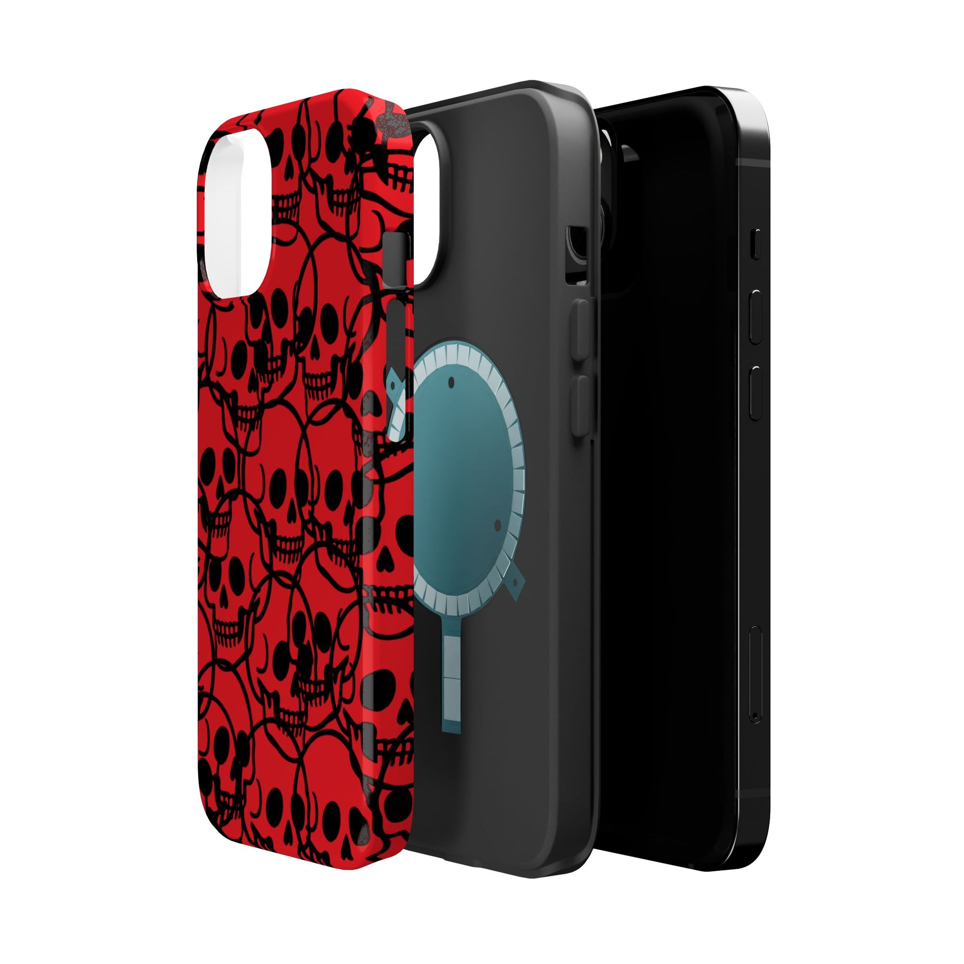 Magnetic Impact-Resistant Skull Cases