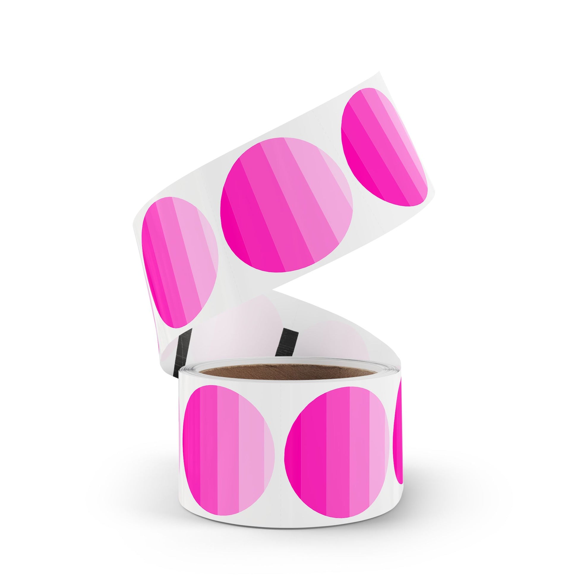 Pink Breast Cancer Awareness Sticker Labels – Breast Cancer Awareness Sticker Label Rolls for Packaging, Craft & Support Campaigns