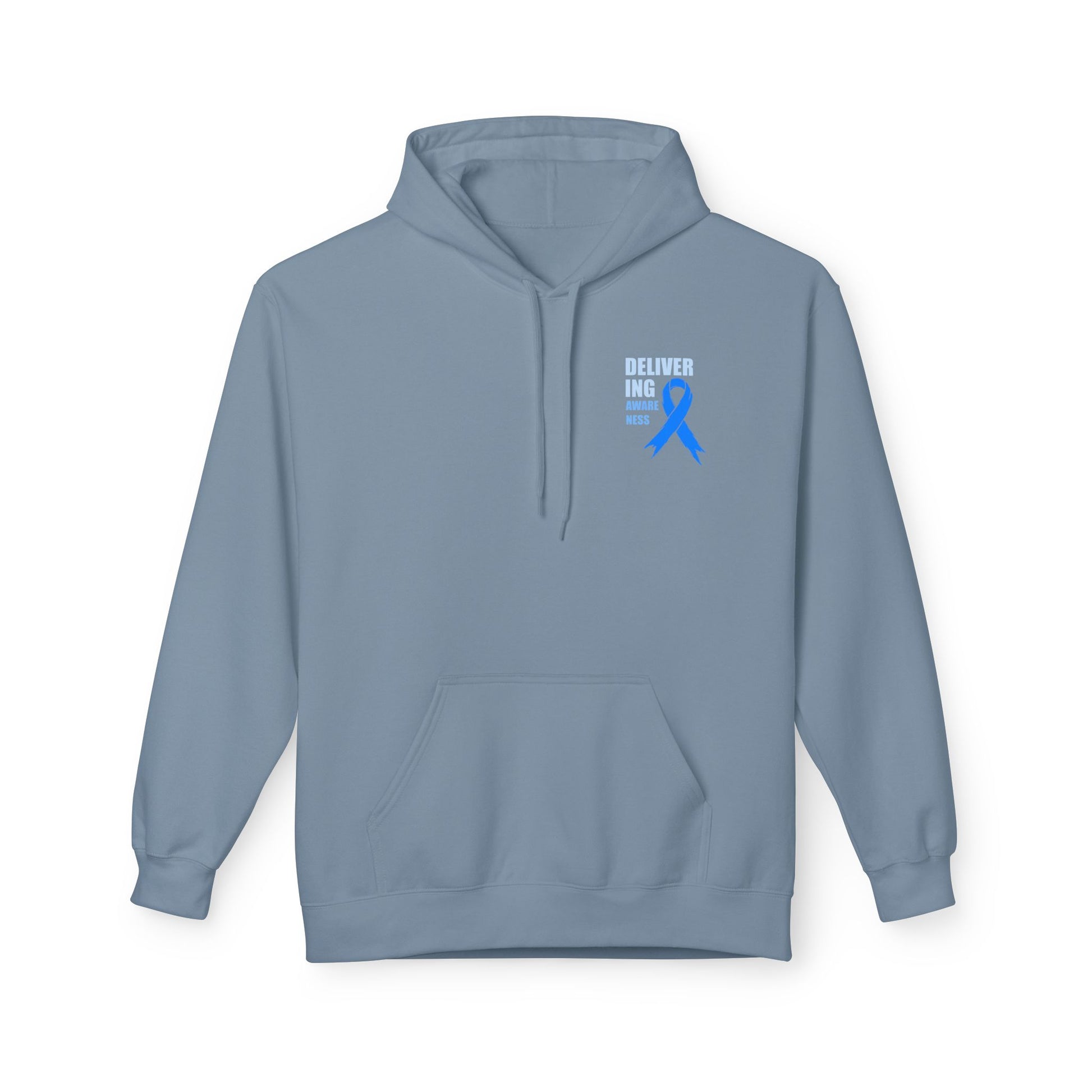 Prostate Cancer Awareness Ribbon Hoodie - Delivering Awareness Prostate Cancer Awareness Support