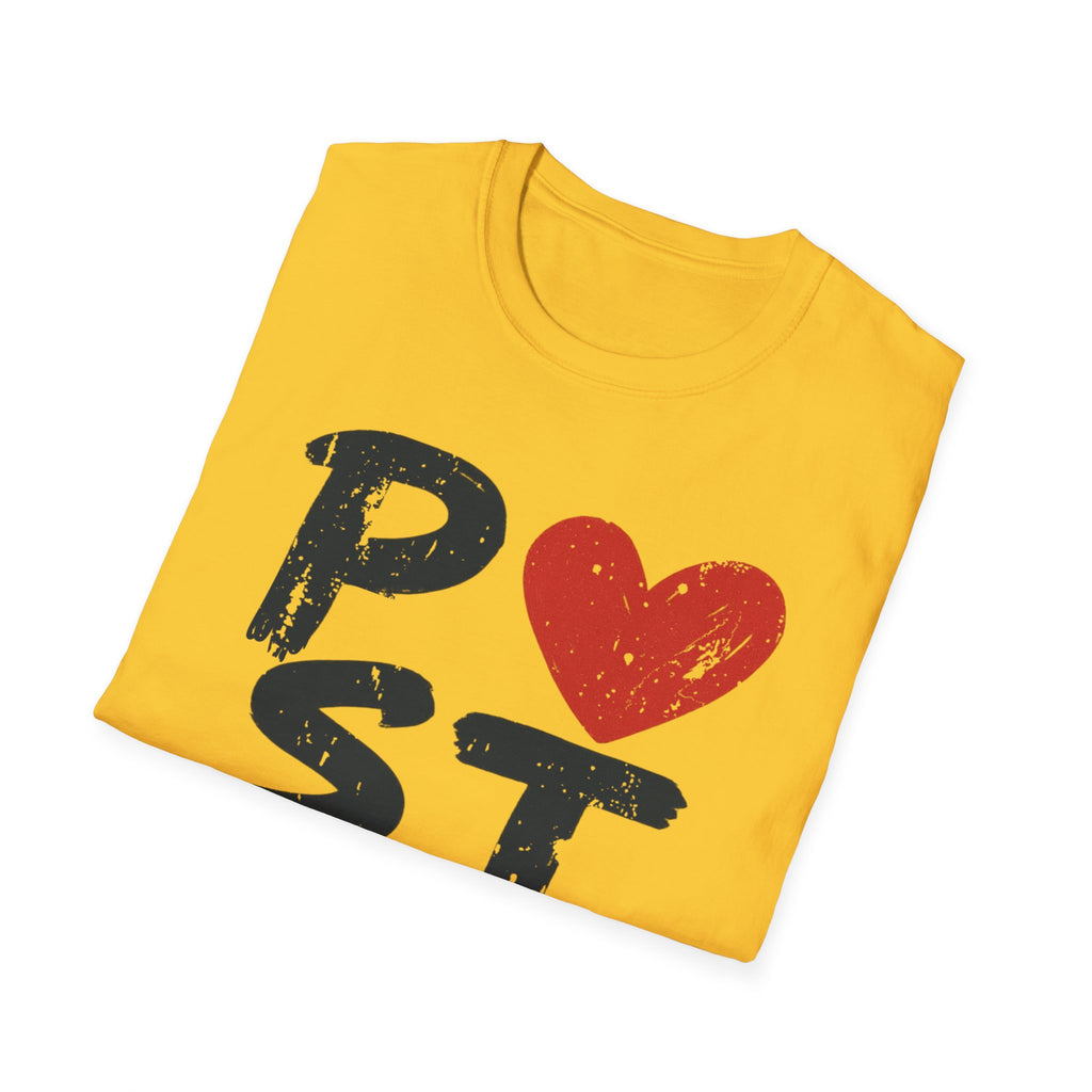 Postal Love T-Shirt - Unisex Softstyle Tee for Postal Workers, Letter Lovers, Proud Mail Carriers, Postal Workers, Gift for Holidays, Casual Wear