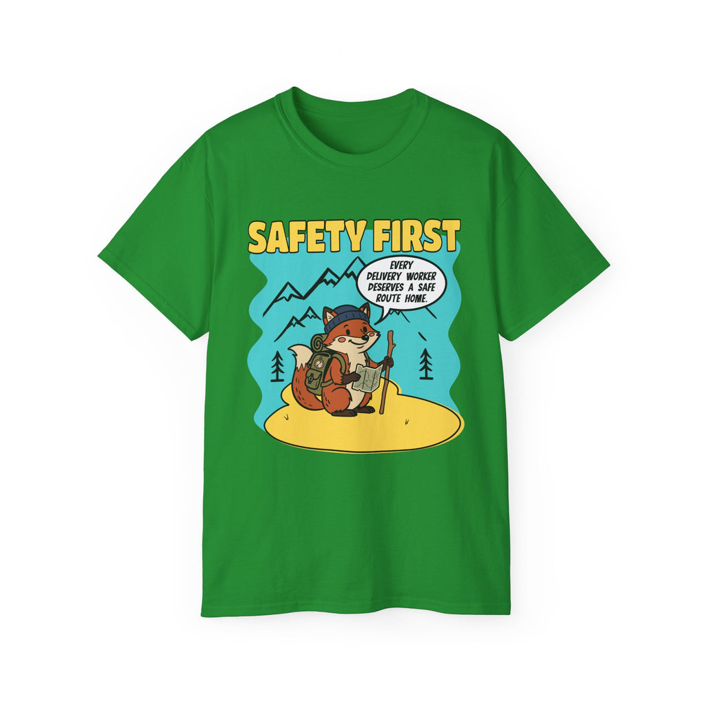 Safety First Delivery Worker T-Shirt — Delivery worker shirt