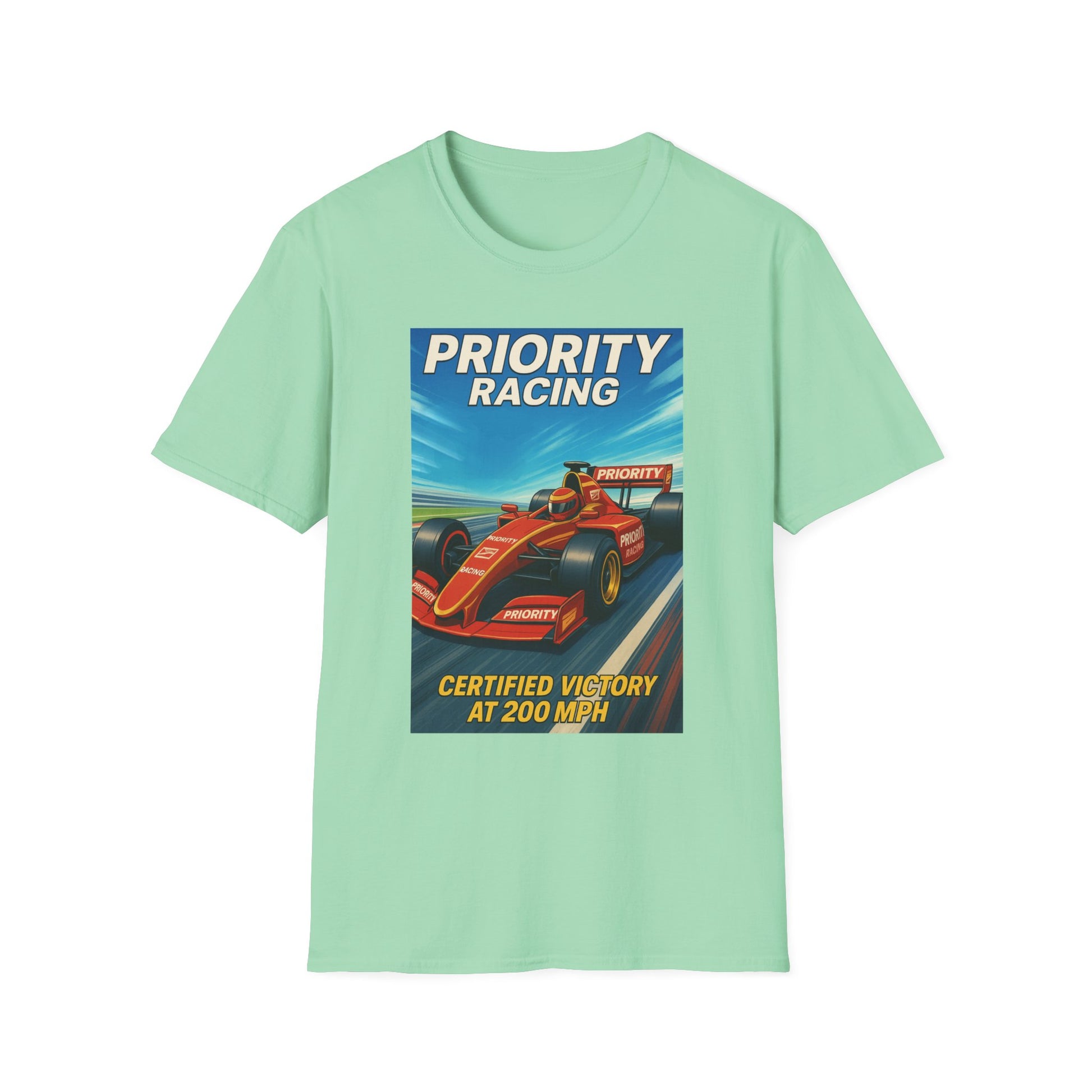 Vintage Racing T-Shirt, Retro Car Tee, Motor Sports Shirt, Gift for Car Lovers, Racing Enthusiast Apparel, Unisex Softstyle Top