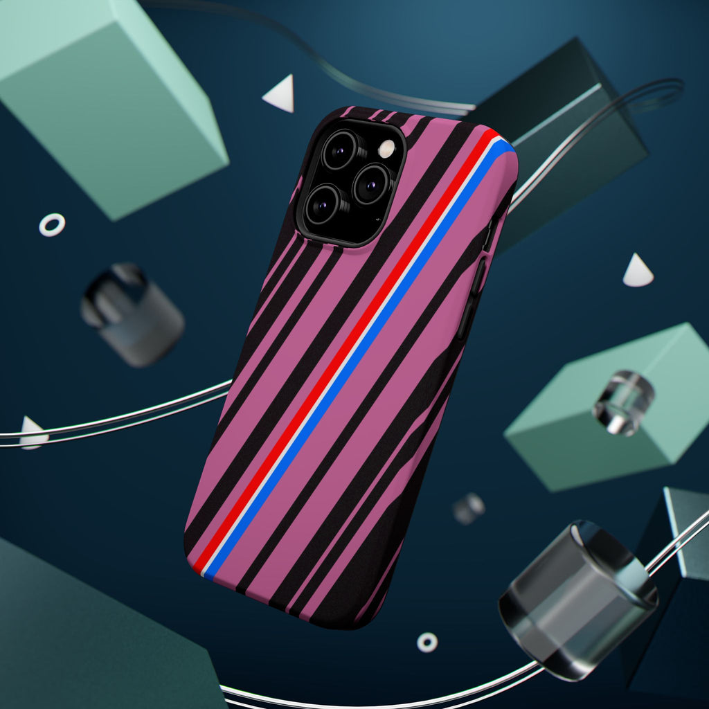 Vibrant Magnetic Phone Cases for Impact Resistance, Phone Protection, Gift for Tech Lovers, Postal Workers, Colorful Barcode Cases