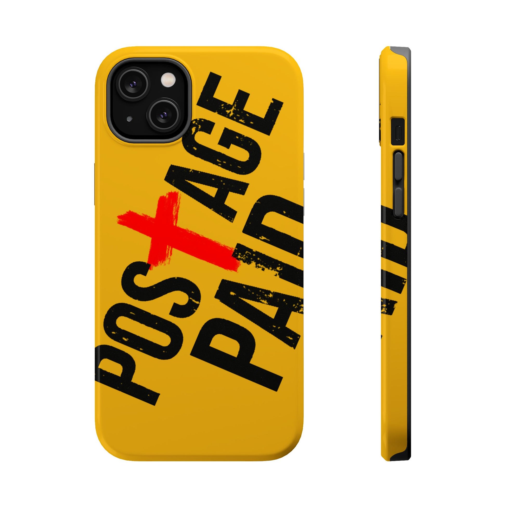 Impact-Resistant Phone Case - 'Postage Paid' Design, Inspiration Phone Case, Gifts For Faith Believers, Gifts For Postal Workers, Inspirational Gifts.