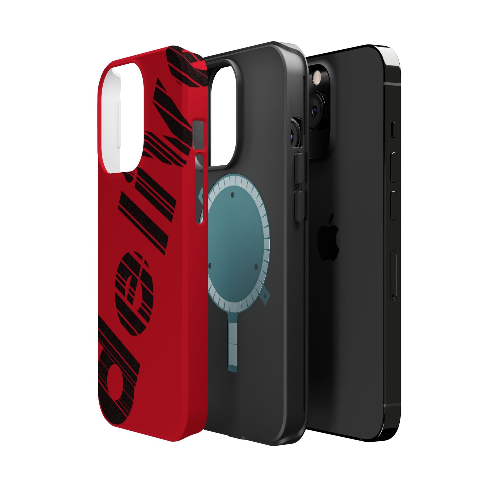 “Delivered” Magnetic Phone Cases, Impact-Resistant Phone Covers for Teens, Gift for Friends, Unique Cell Phone Accessories, Red Design, Custom [...]