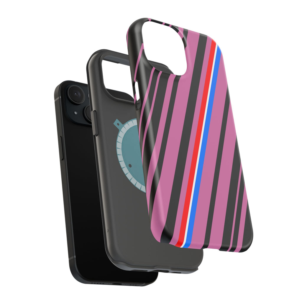 Vibrant Magnetic Phone Cases for Impact Resistance, Phone Protection, Gift for Tech Lovers, Postal Workers, Colorful Barcode Cases
