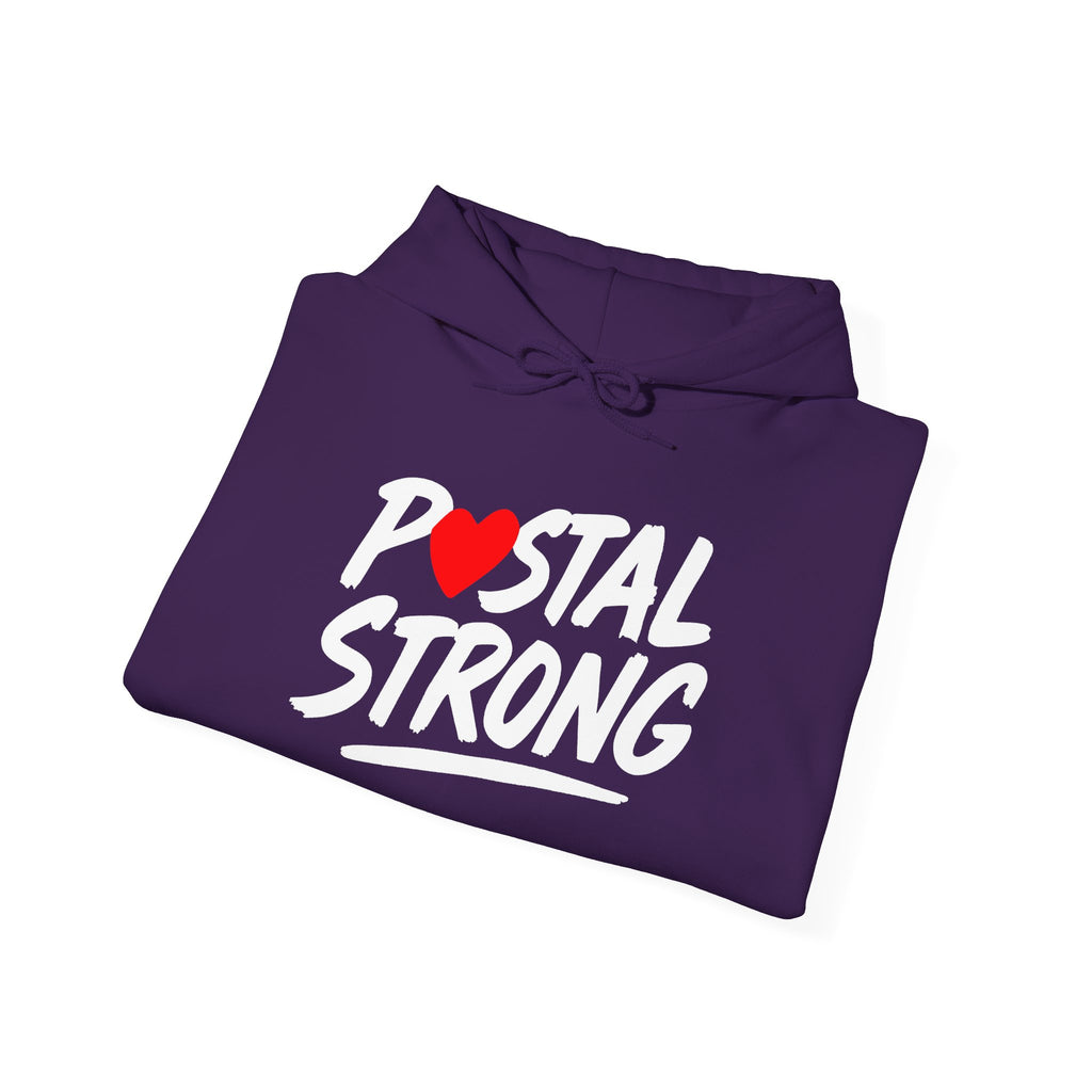 Postal Strong Hoodie for Supportive Souls, Perfect for Gifts, Cozy Wear, Fundraising Events, Inspirational Apparel