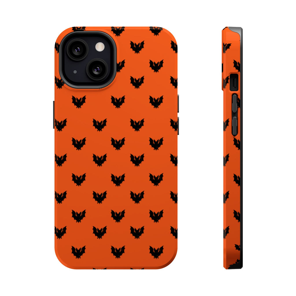 Halloween Design Durable Phone Case with Spooky Bat Design, Magnetic Impact-Resistant Case, Black Cat Pattern, Gift for Halloween, Phone Accessories, [...]
