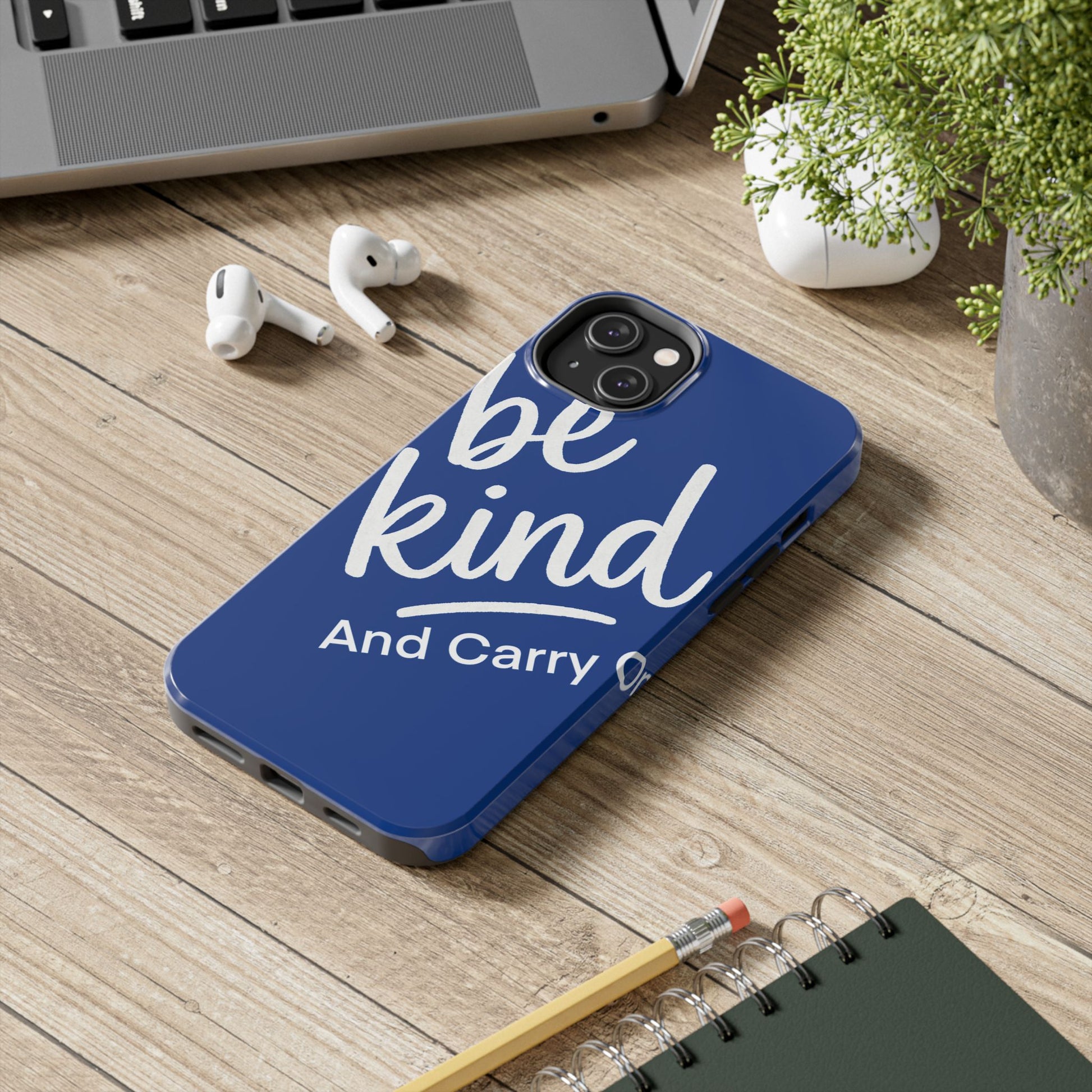 Be Kind And Carry On Tough Phone Cases, Perfect Gift For Postal Workers, Inspirational Phone Case, Postal Inspired Phone Case.