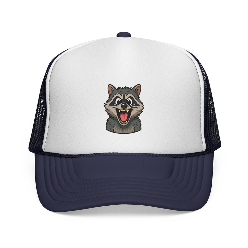 Raccoon Trucker Cap, Fun Animal Hat, Gift for Nature Lovers, Stylish Summer Accessory, Outdoor Events, Animal Lovers Hat