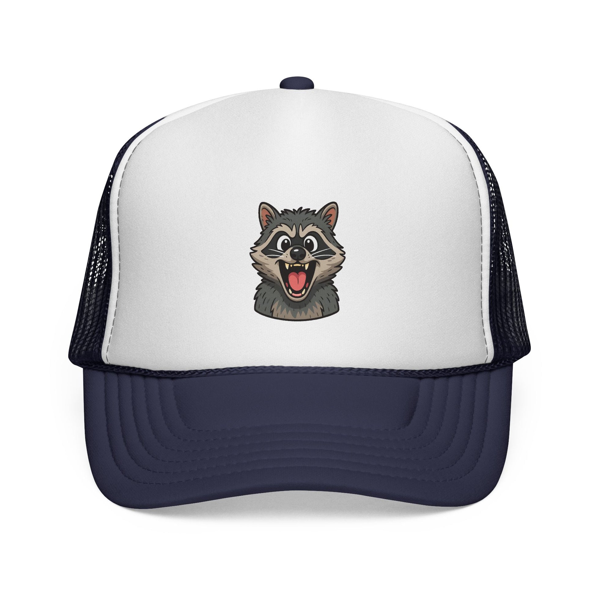 Raccoon Trucker Cap, Fun Animal Hat, Gift for Nature Lovers, Stylish Summer Accessory, Outdoor Events, Animal Lovers Hat