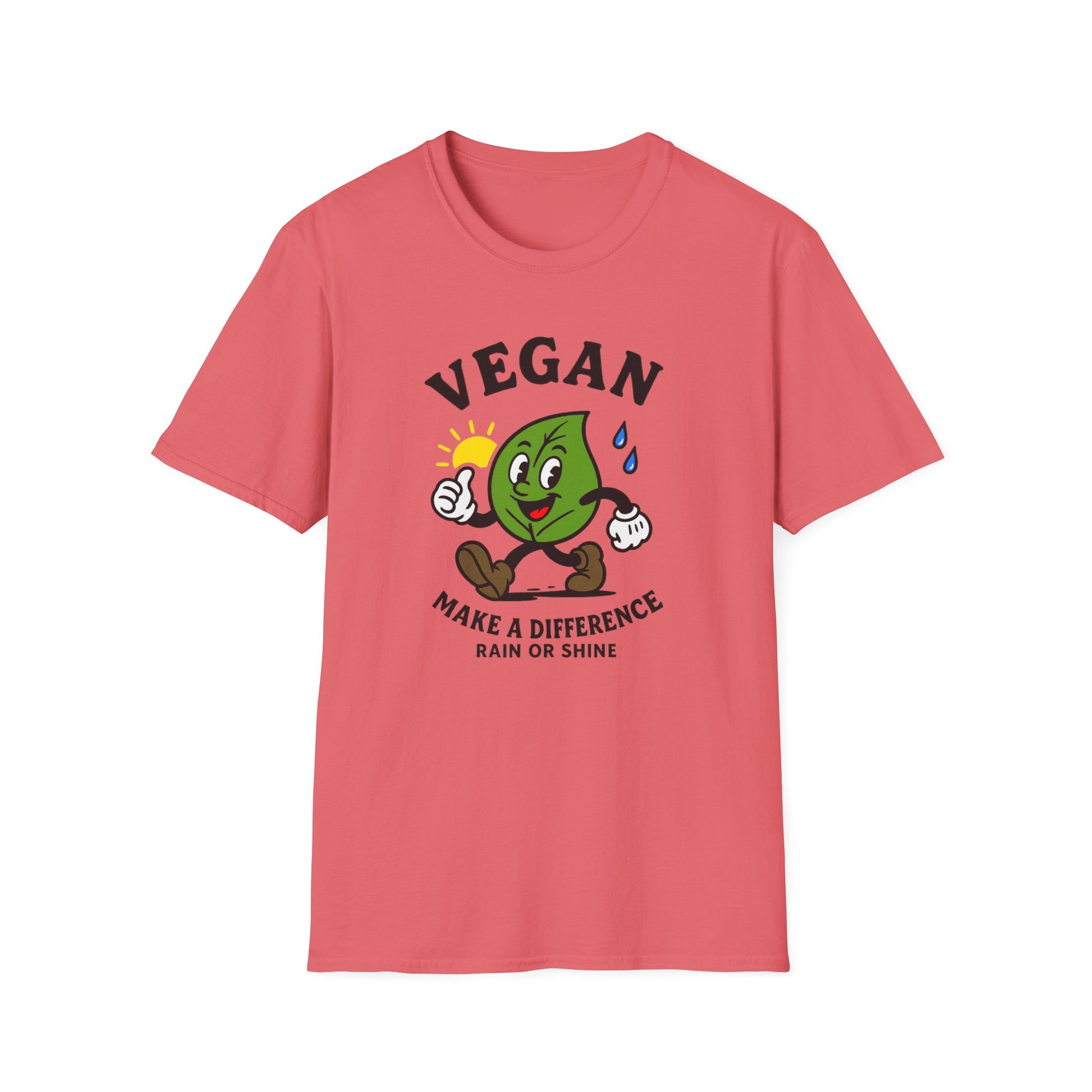 Vegan Awareness T-Shirt, Unisex Softstyle Tee, Eco-Friendly Fashion, Mail Carrier, Cute Vegan Gifts, Plant-Based Lifestyle Apparel, Postal Worker, Perfect for Earth Day