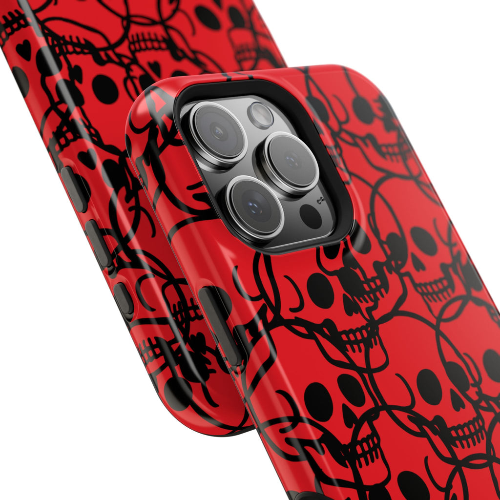 Magnetic Impact-Resistant Skull Cases