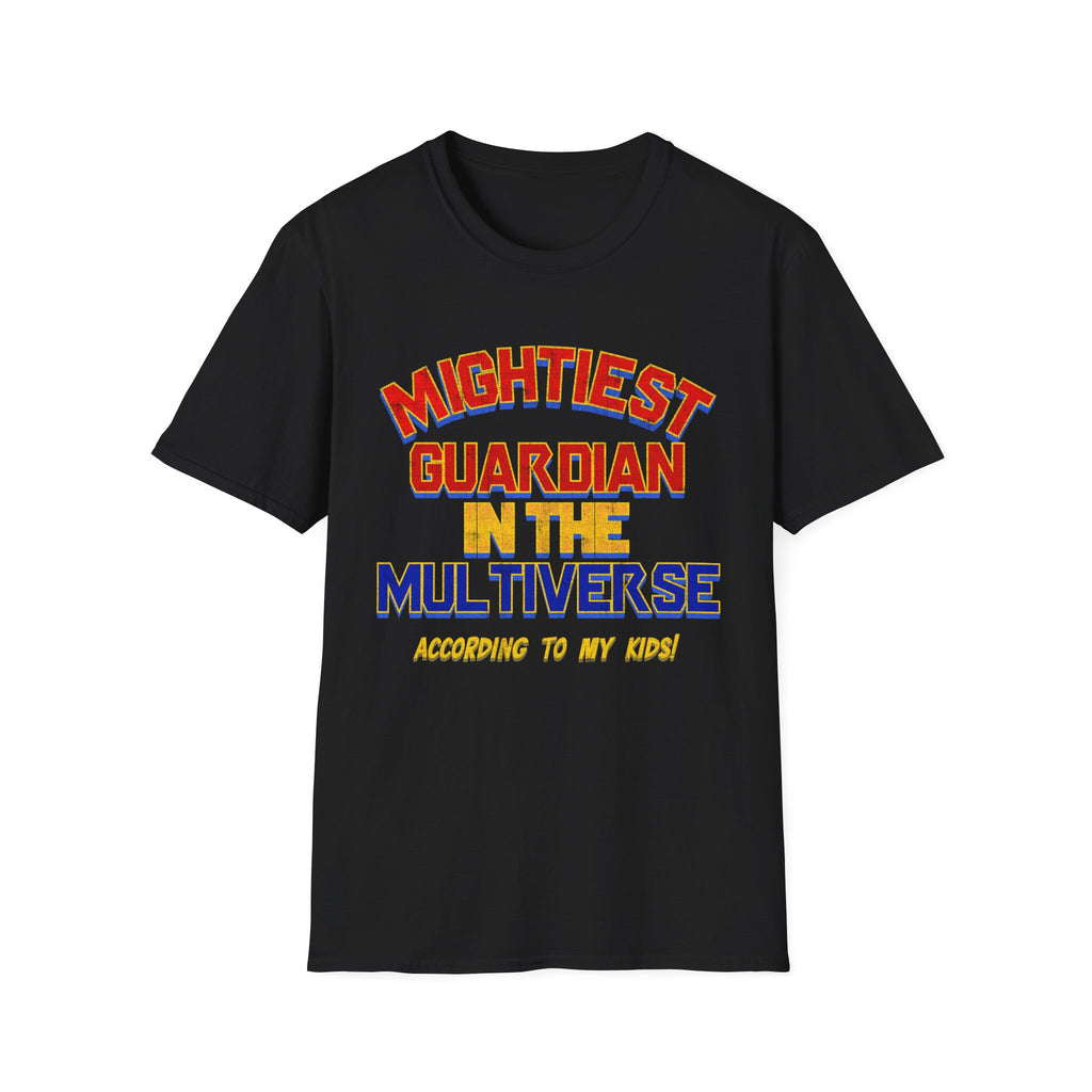 Mightiest Guardian In The Multiverse— Vintage Distressed Comic Book Inspired Father’s Day Tee