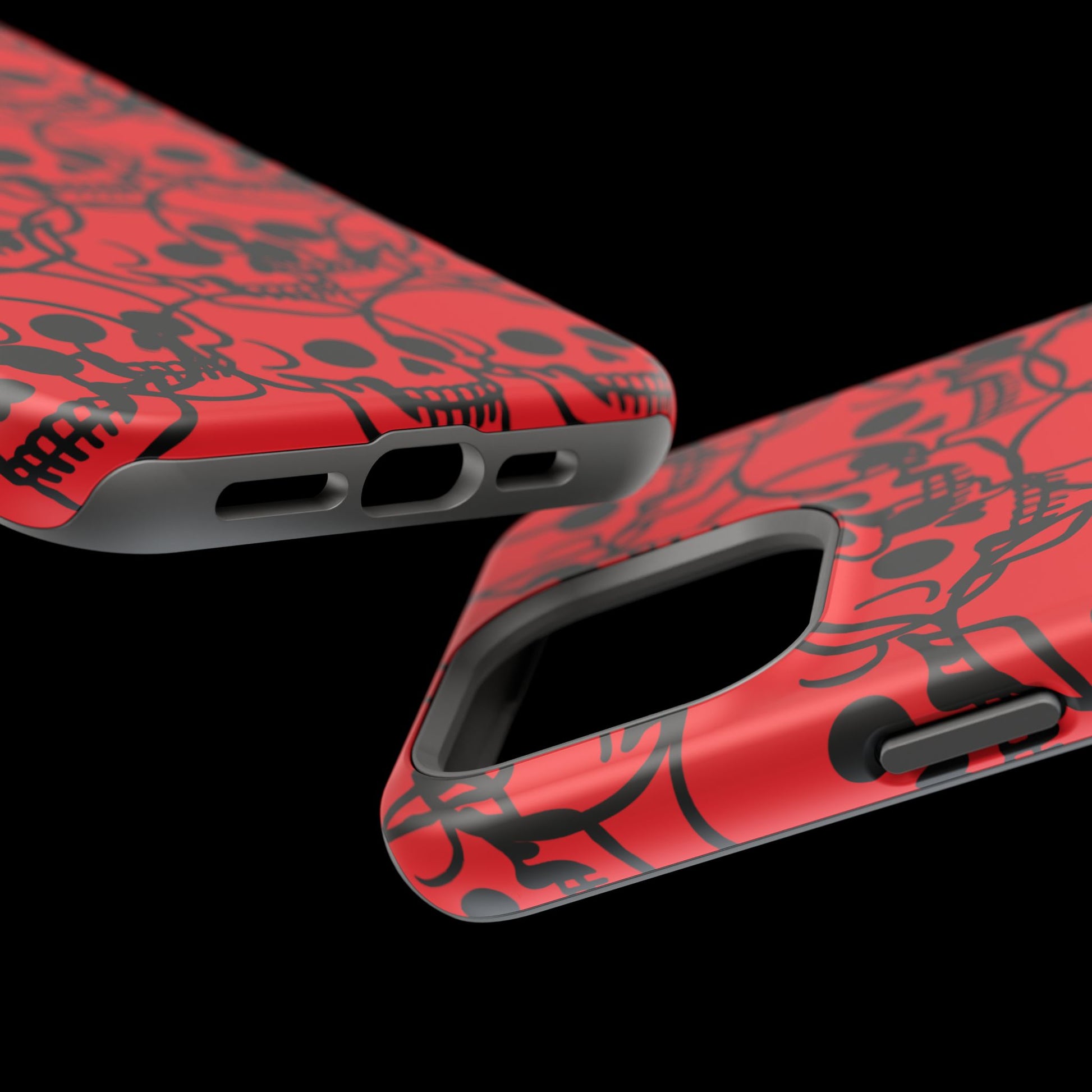 Magnetic Impact-Resistant Skull Cases