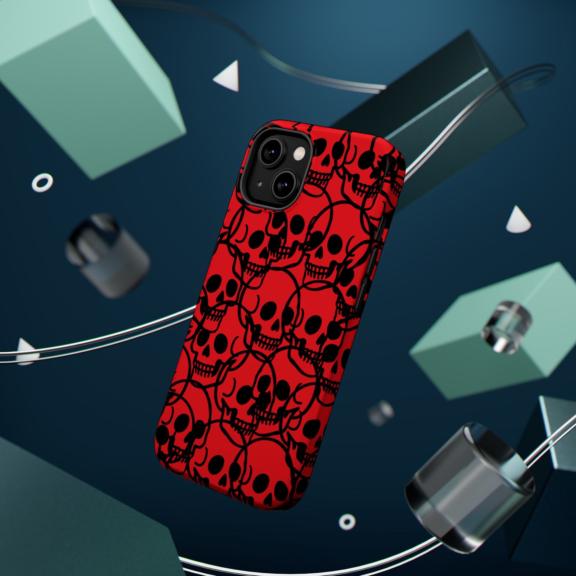 Magnetic Impact-Resistant Skull Cases