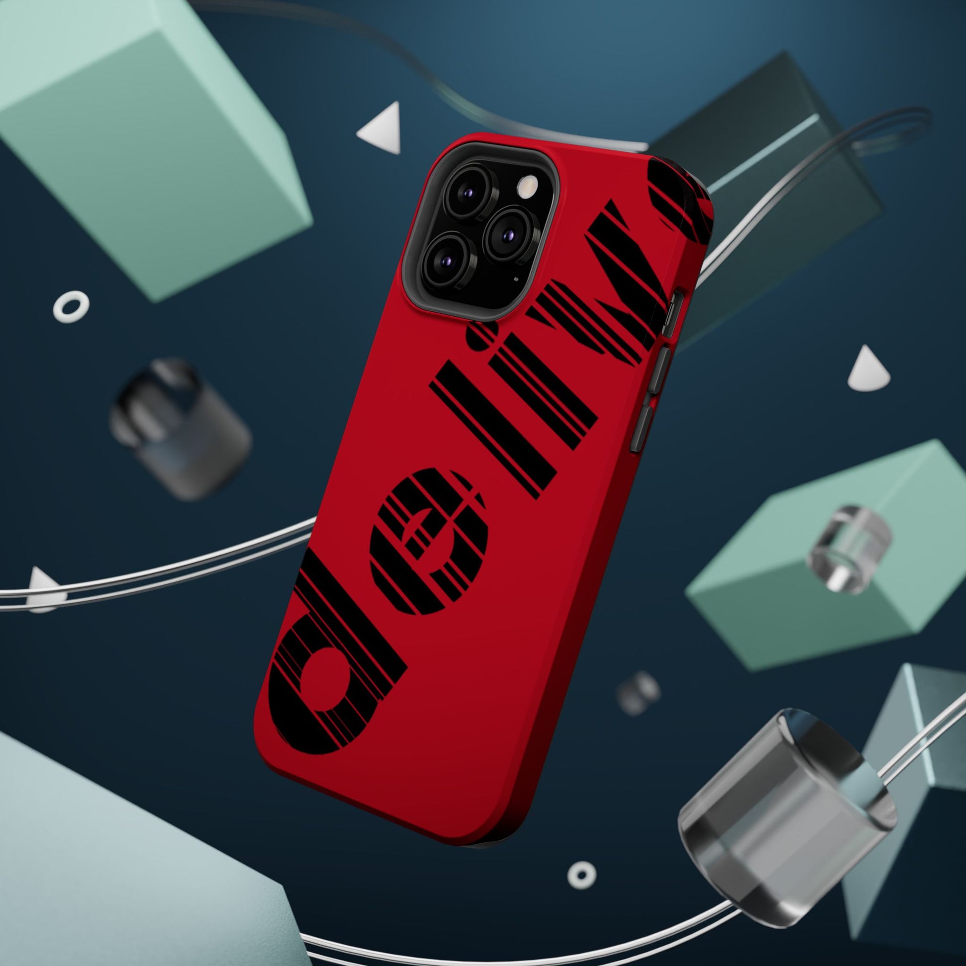 “Delivered” Magnetic Phone Cases, Impact-Resistant Phone Covers for Teens, Gift for Friends, Unique Cell Phone Accessories, Red Design, Custom [...]