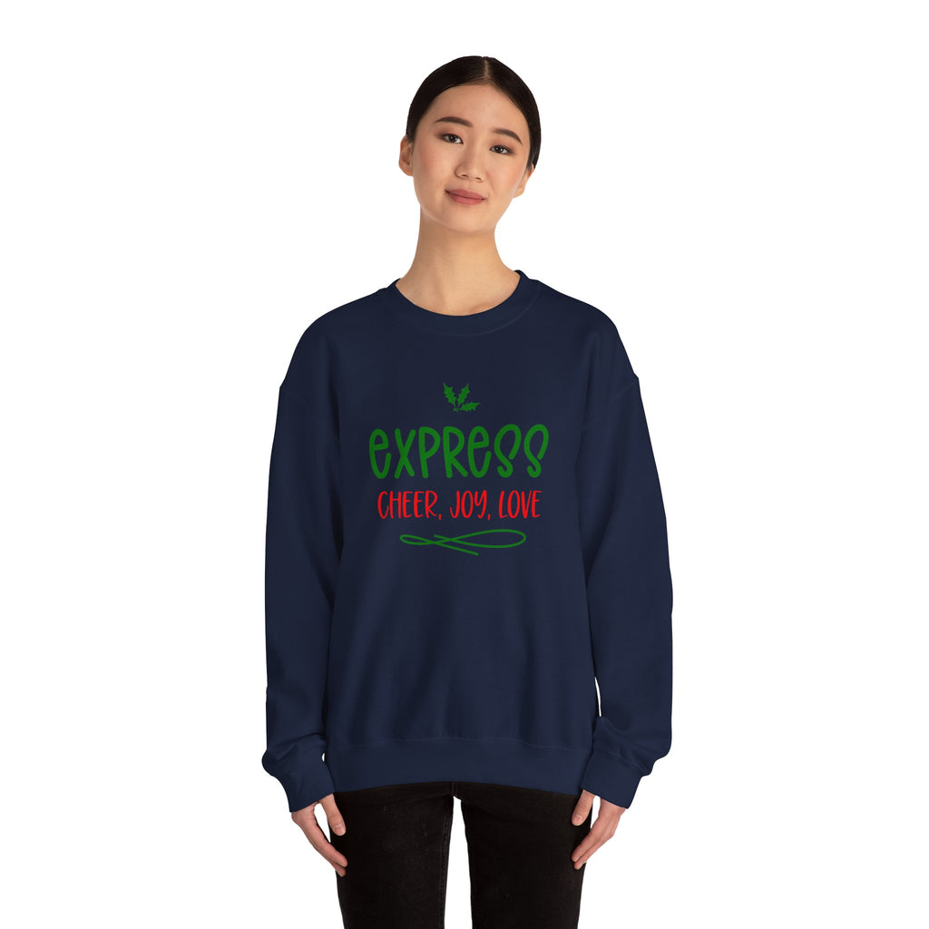 Express Cheer Joy Love Sweatshirt, Holiday Postal Sweatshirt, Holiday Gifts For Postal Workers.