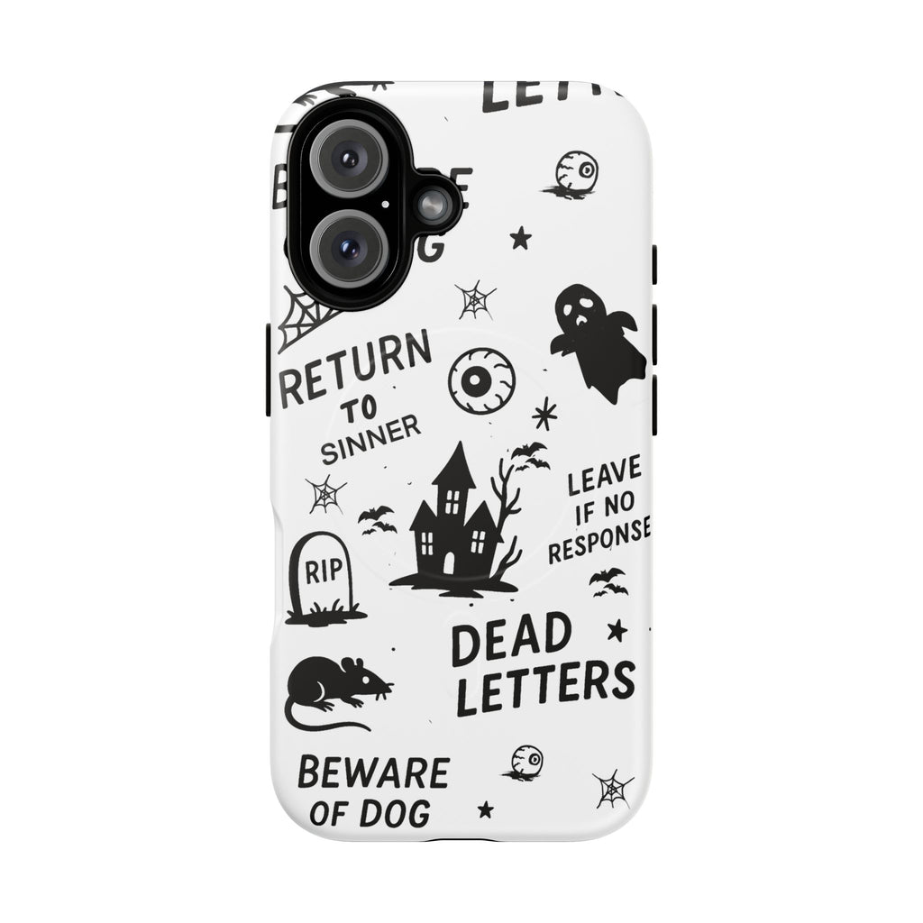 Spooky Phone Case, Halloween Accessory, Tough Magnetic Cases, Unique Gift, Gothic Style Tech Cover, Cell Phone Protector