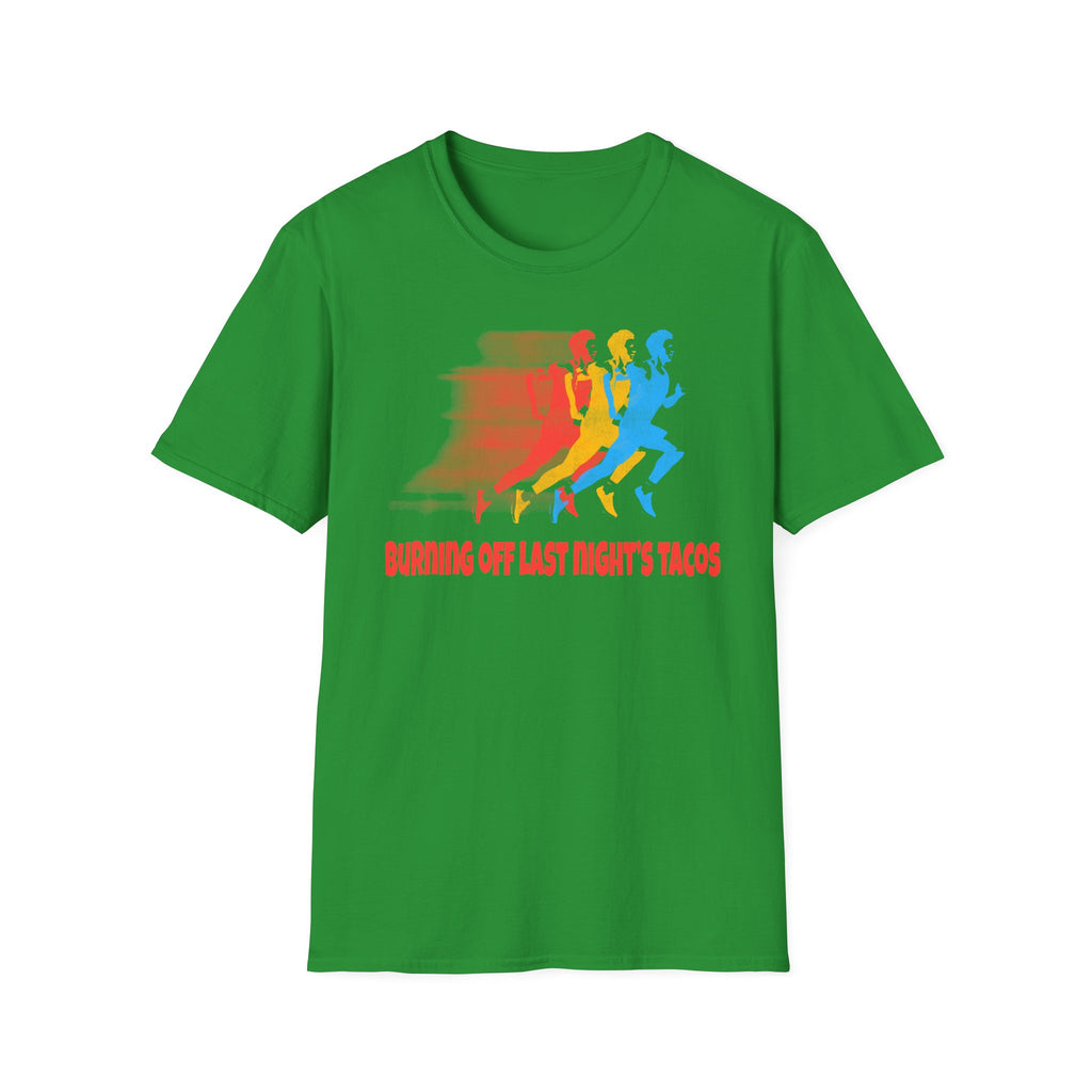 Burning Off Last Night's Tacos - Retro Runner Tee
