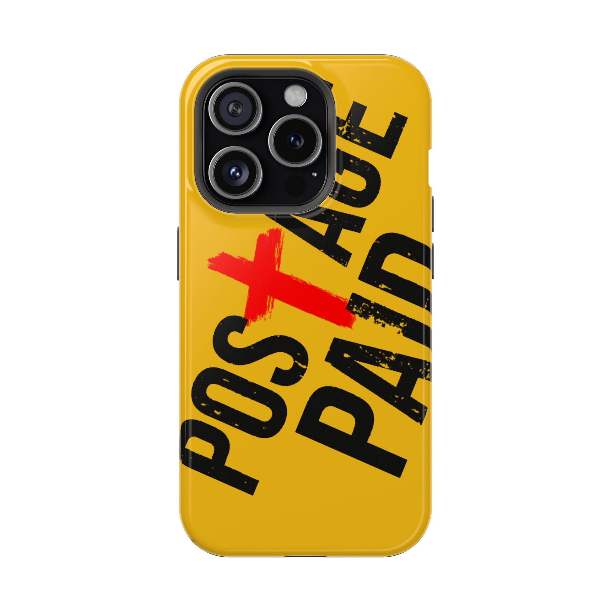 Impact-Resistant Phone Case - 'Postage Paid' Design, Inspiration Phone Case, Gifts For Faith Believers, Gifts For Postal Workers, Inspirational Gifts.