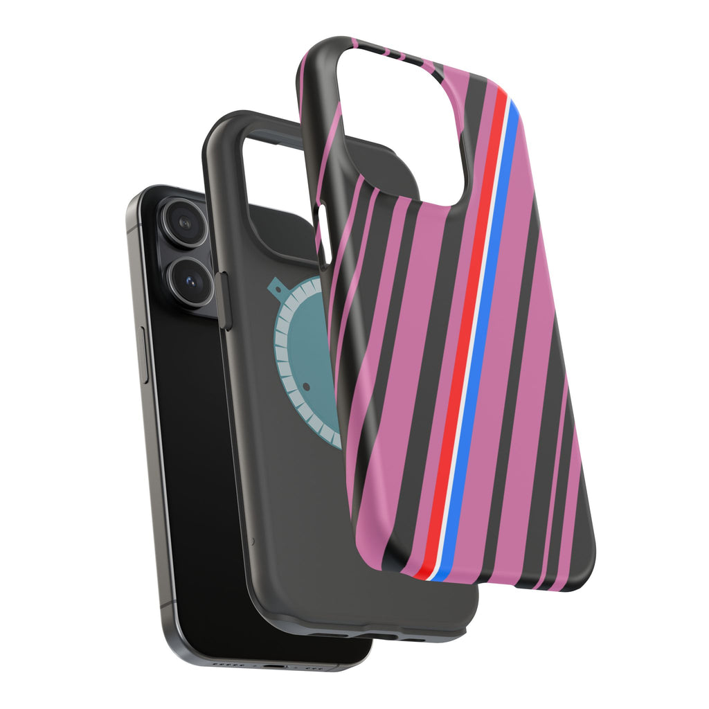 Vibrant Magnetic Phone Cases for Impact Resistance, Phone Protection, Gift for Tech Lovers, Postal Workers, Colorful Barcode Cases