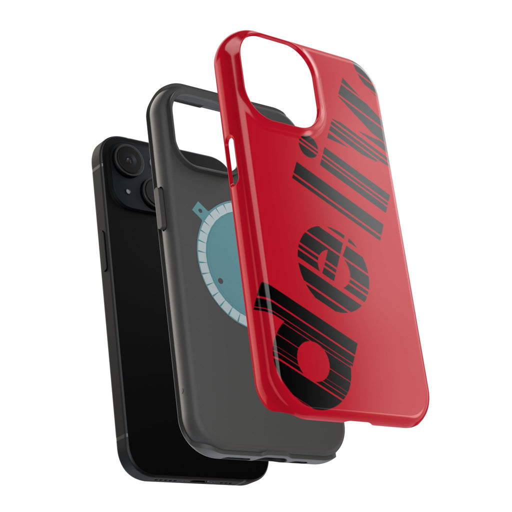 “Delivered” Magnetic Phone Cases, Impact-Resistant Phone Covers for Teens, Gift for Friends, Unique Cell Phone Accessories, Red Design, Custom [...]