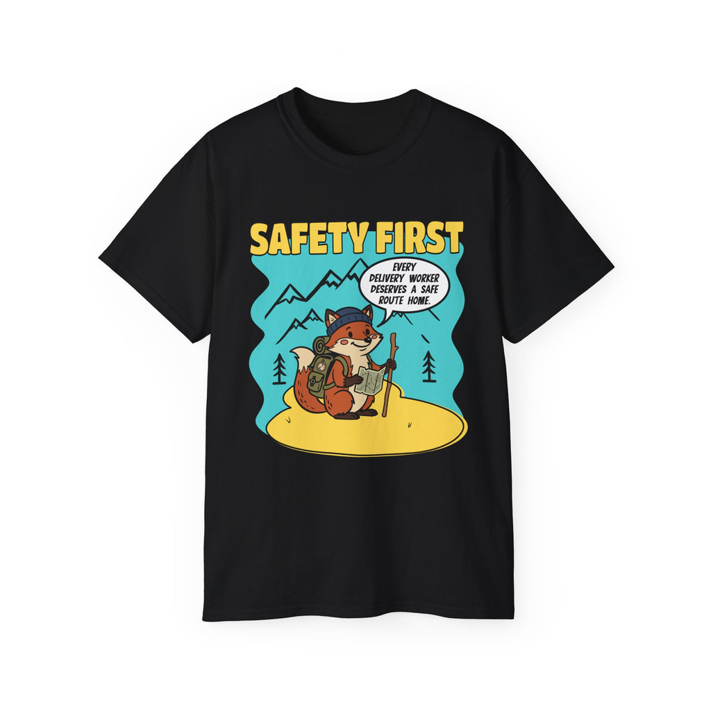 Safety First Delivery Worker T-Shirt — Delivery worker shirt