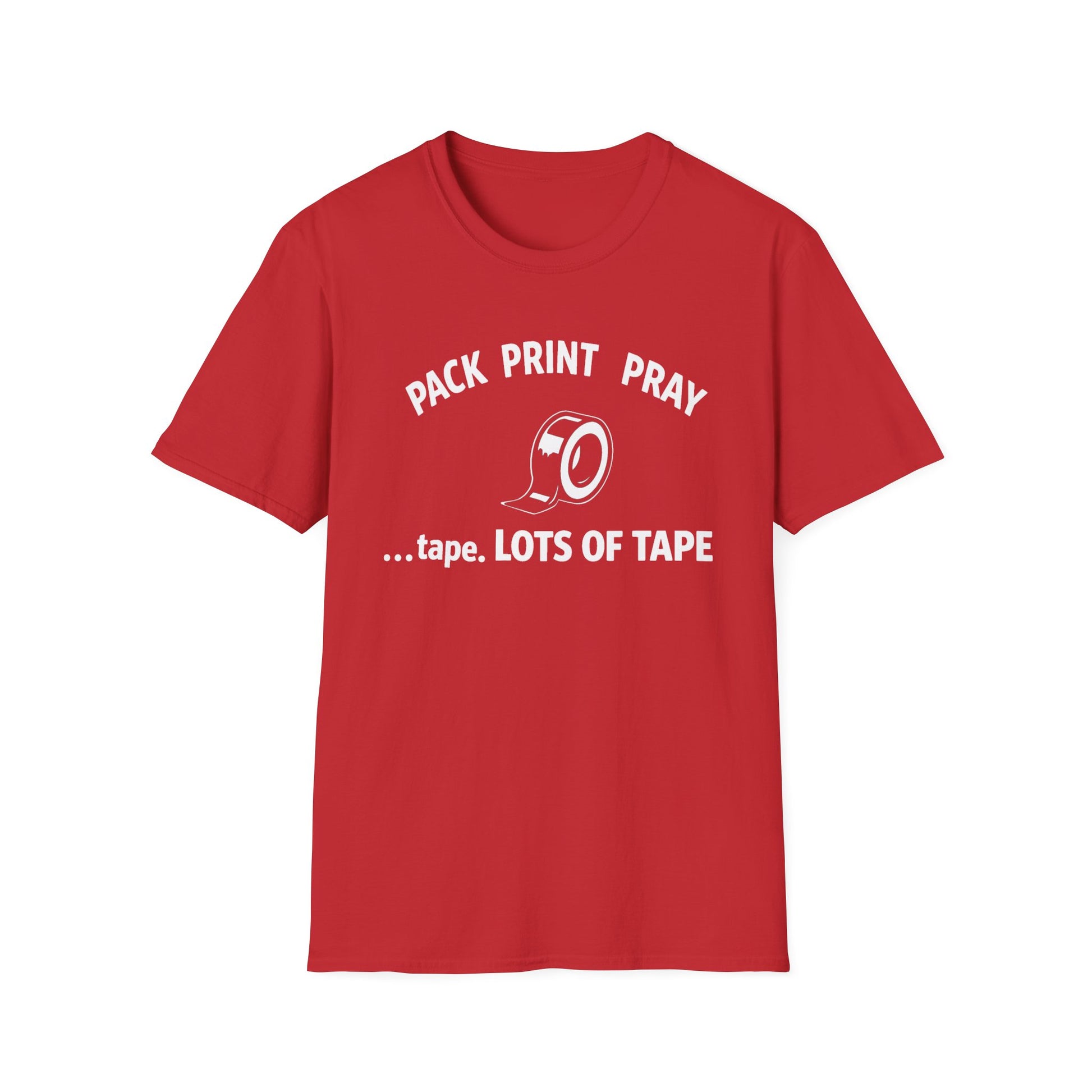 Pack Print Pray Shirt – Funny Shipping Tee for Small Business, Etsy Sellers & Fulfillment Workers