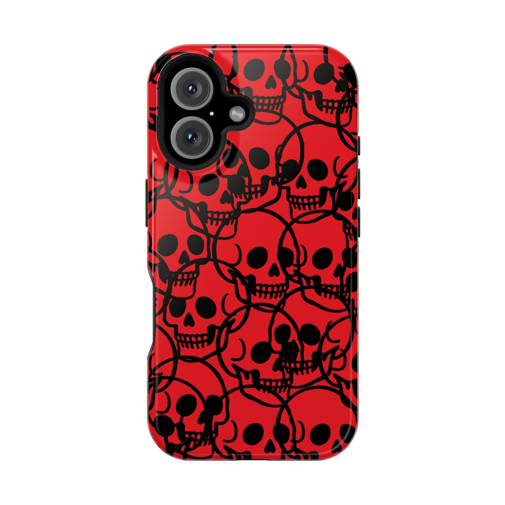 Magnetic Impact-Resistant Skull Cases