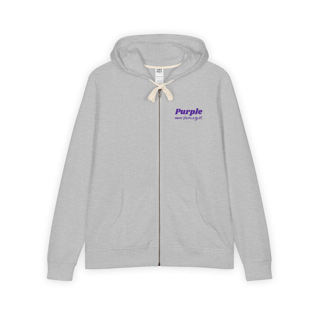 Purple For My Homegirl full zip Lupus Awareness Hoodie