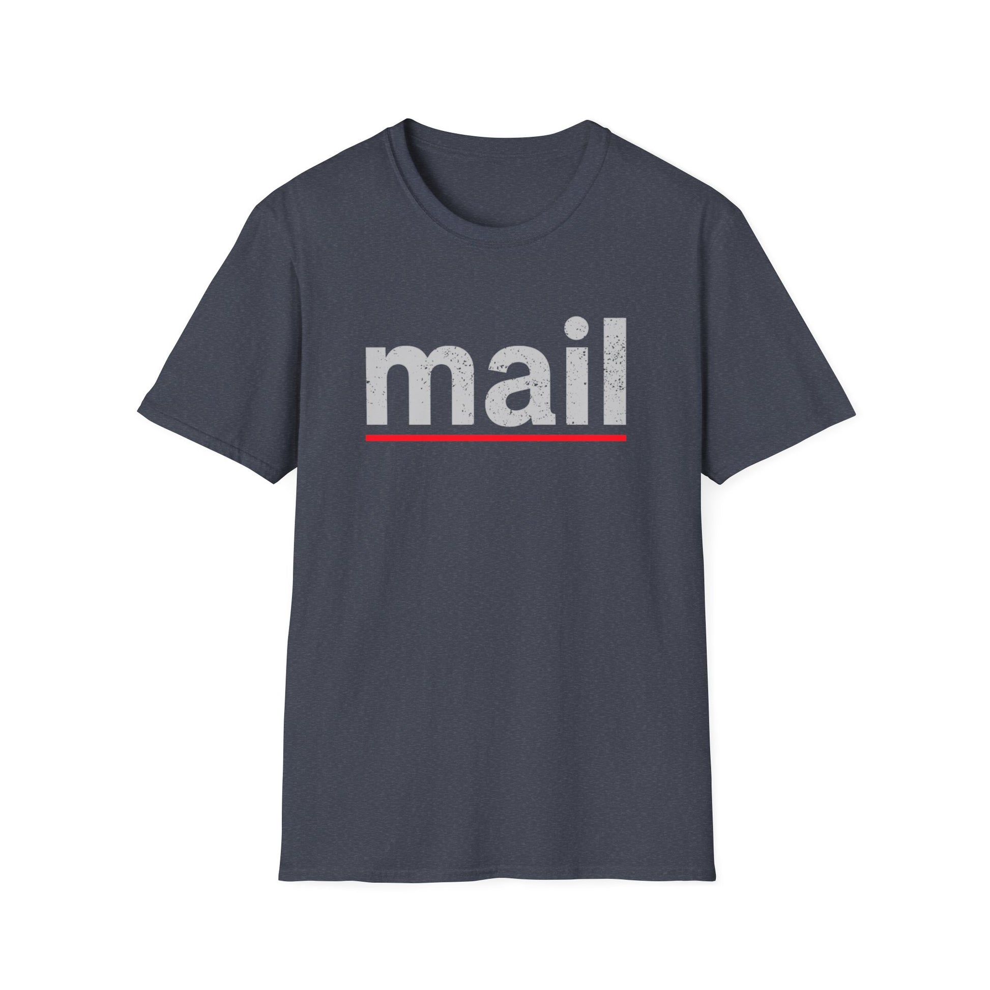 Mail-Themed Unisex T-Shirt, Casual Wear, Gift for Postal Workers, Unique Birthday Present, Fun Everyday Tee