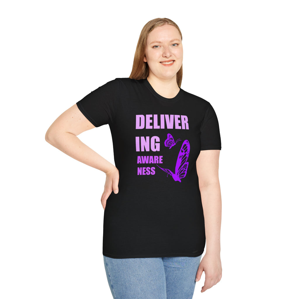 Lupus Awareness Shirt – Delivering Awareness Purple Butterfly Support Tee