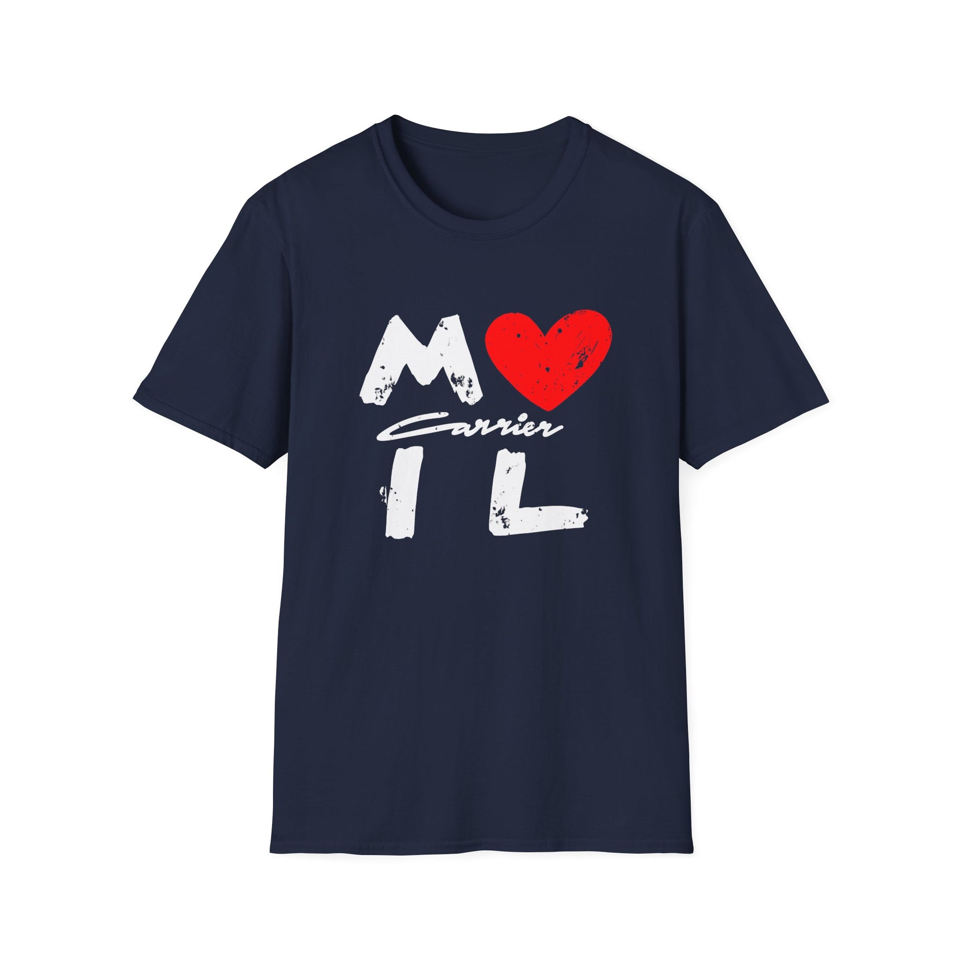 Mail Carrier Love T-Shirt, Unisex Softstyle Tee,  Postal Worker, Casual Gift for Him or Her, Perfect for Birthdays, Celebrations, Everyday Wear
