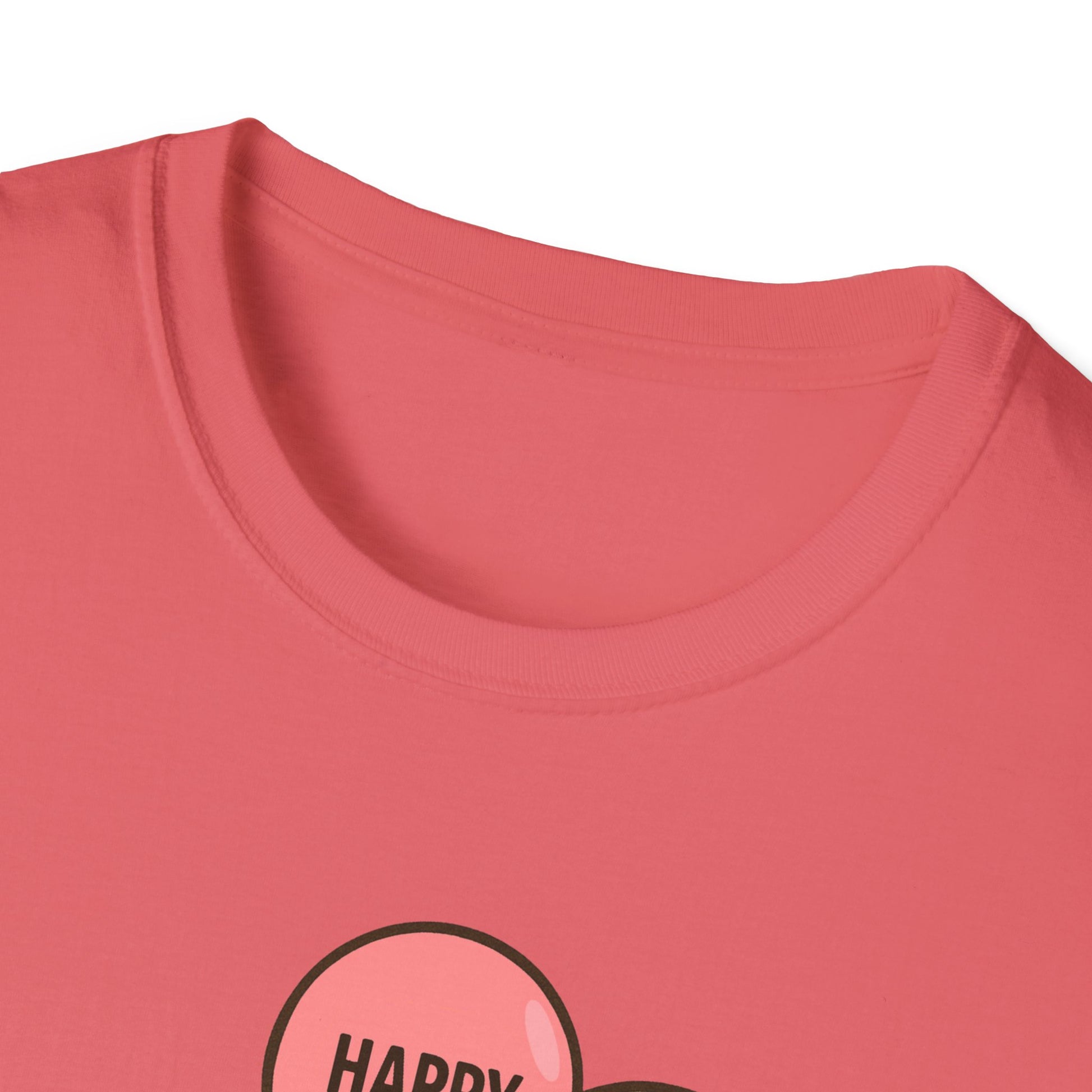 Happy Hedgehog T-Shirt, Cute Animal Tee, Unisex Softstyle Shirt, Gift for Postal Workers & Mail Carriers, Birthday Present, Casual Wear