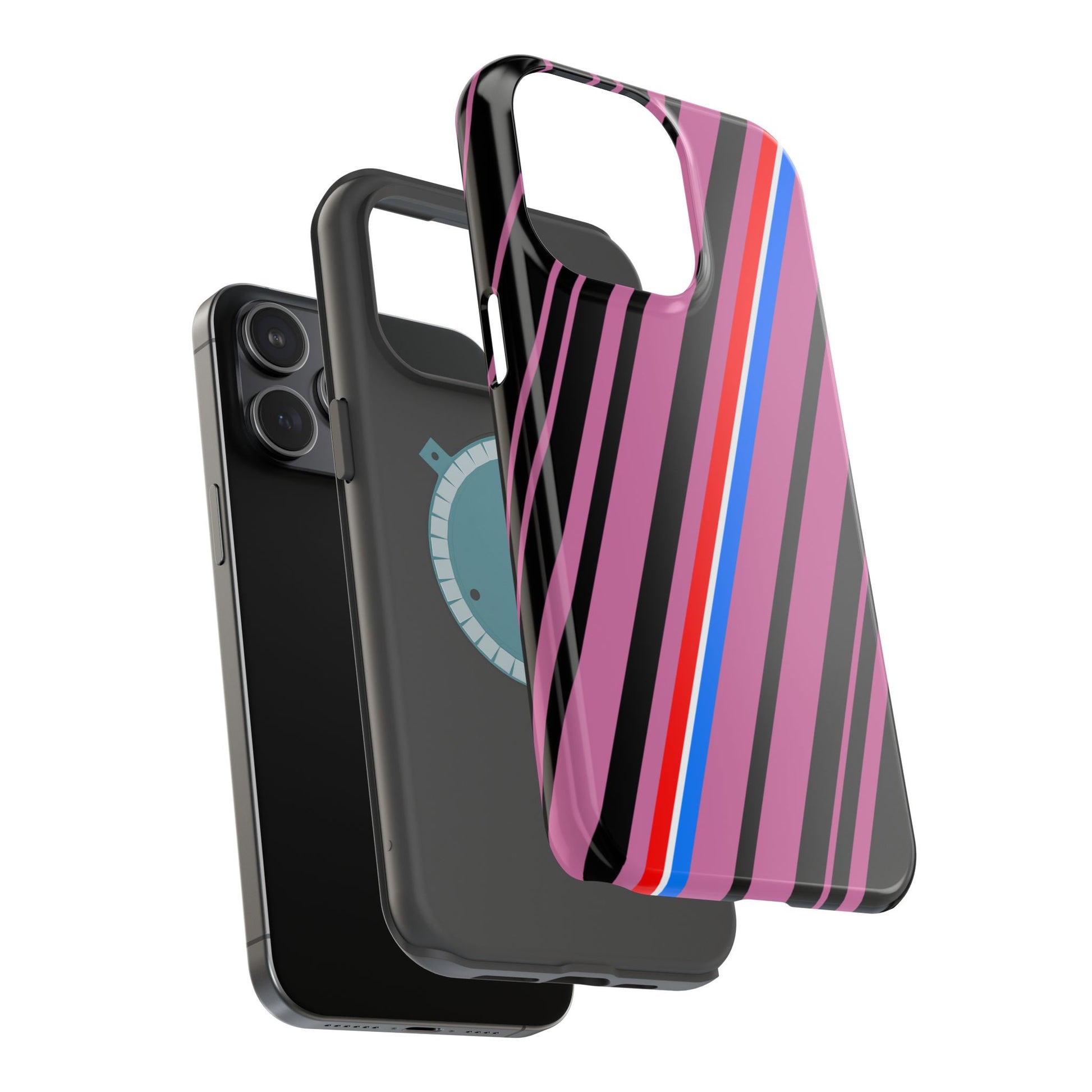 Vibrant Magnetic Phone Cases for Impact Resistance, Phone Protection, Gift for Tech Lovers, Postal Workers, Colorful Barcode Cases