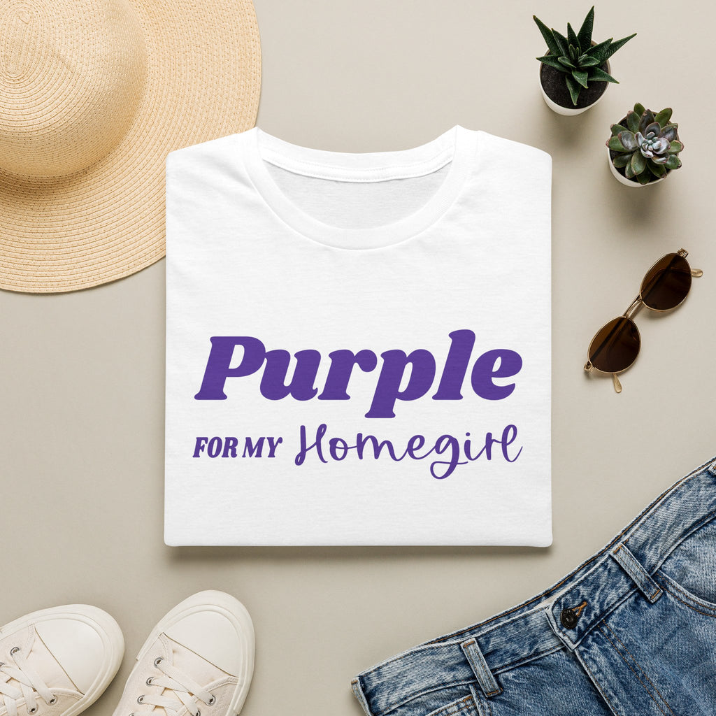 Purple For My Homegirl Lupus Awareness Graphic T-Shirt