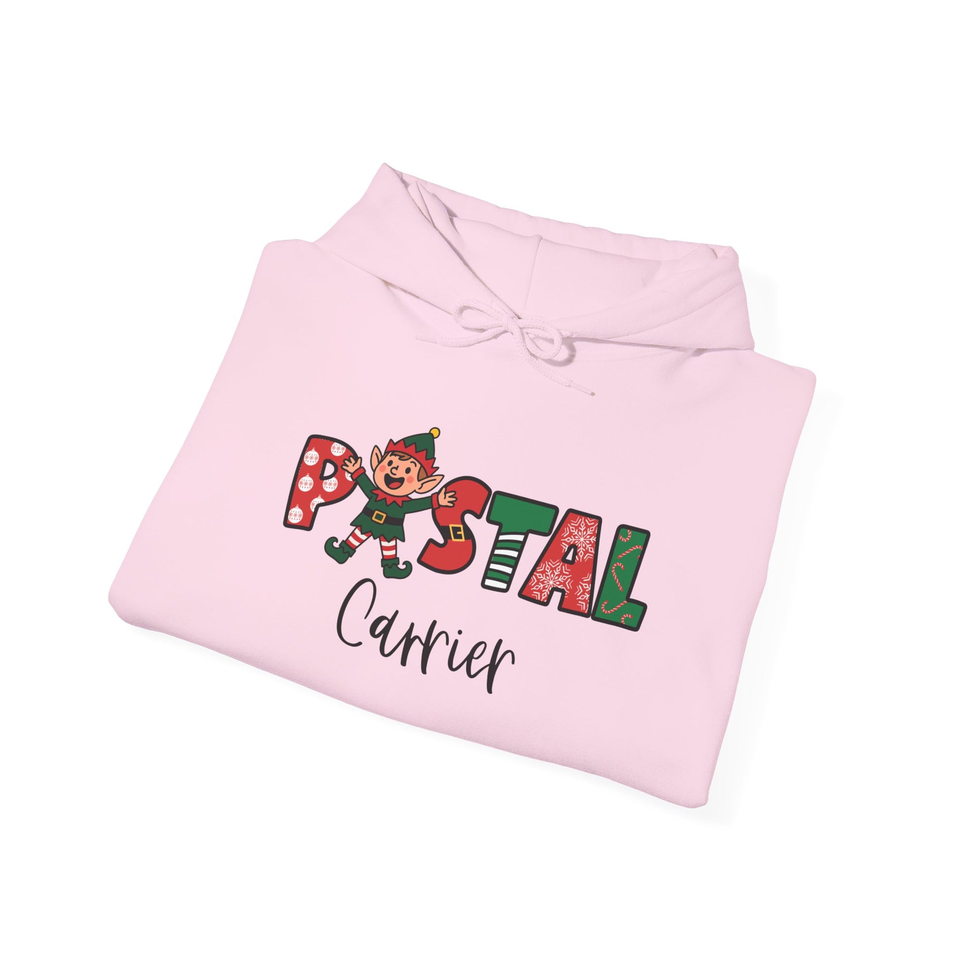 Postal Carrier Design Festive Postal Carrier Hooded Sweatshirt