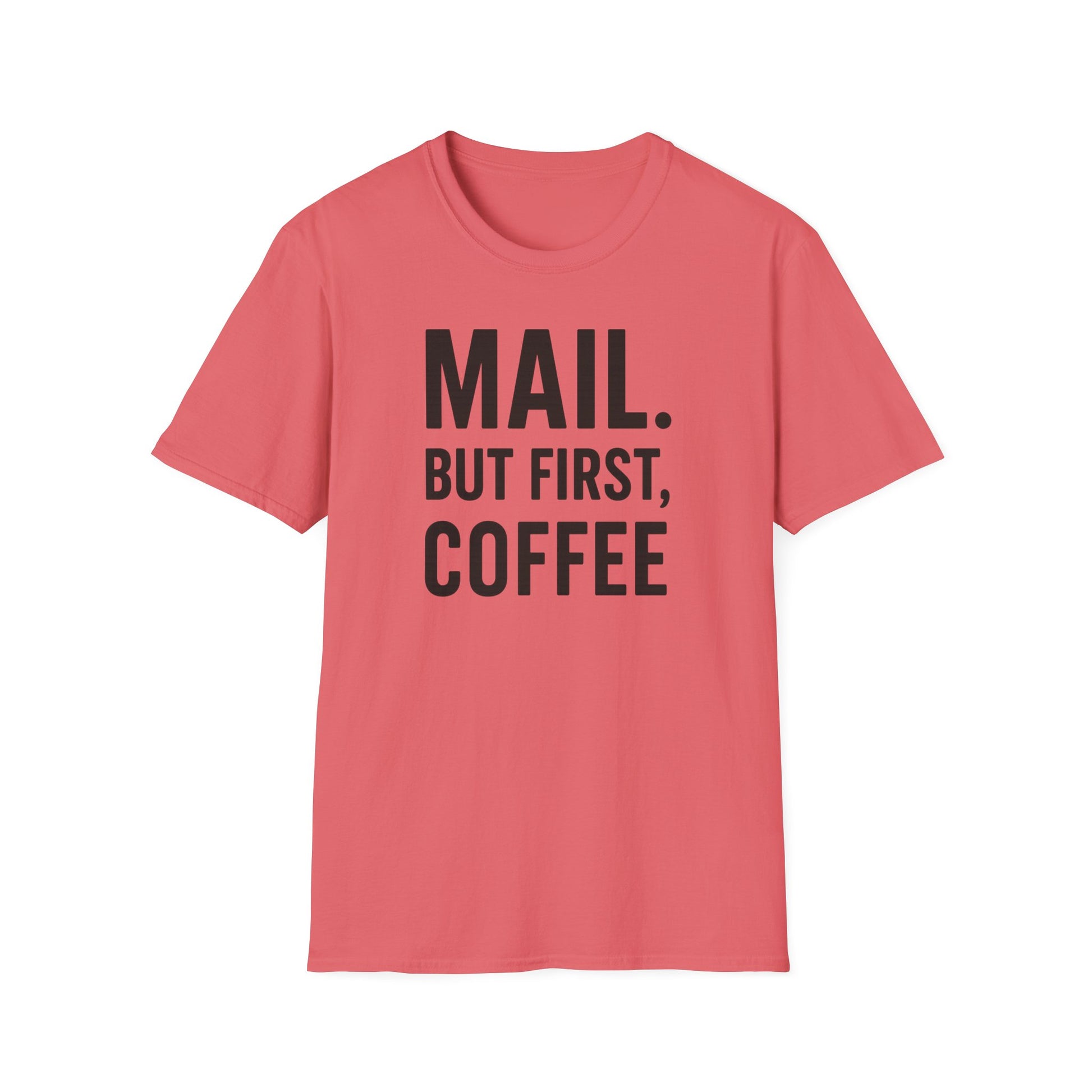 Coffee Lover's Unisex T-Shirt, Perfect Gift for Coffee Enthusiasts, Funny Mail Shirt, Everyday Comfort Tee, Casual Wear