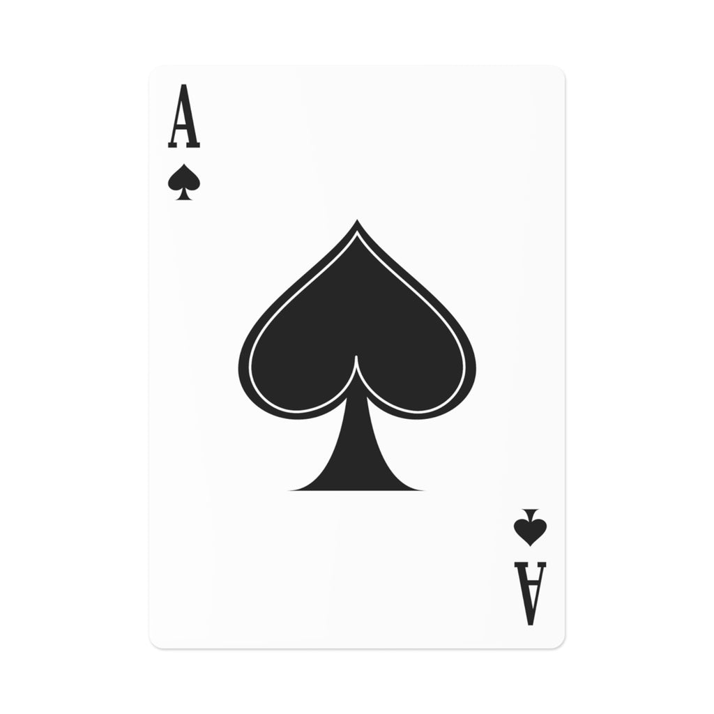 Warning Handle With Care Poker Cards