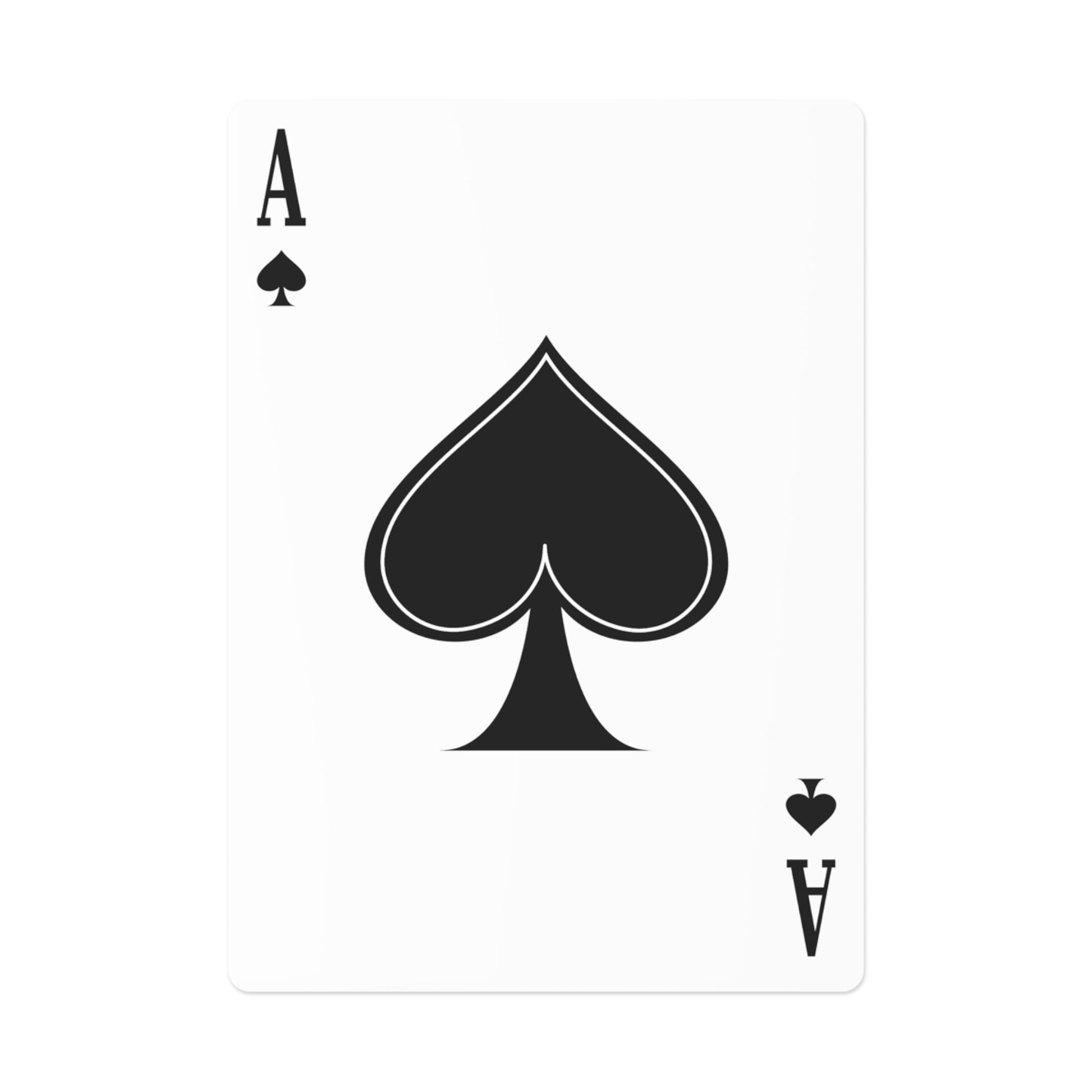 Warning Handle With Care Poker Cards