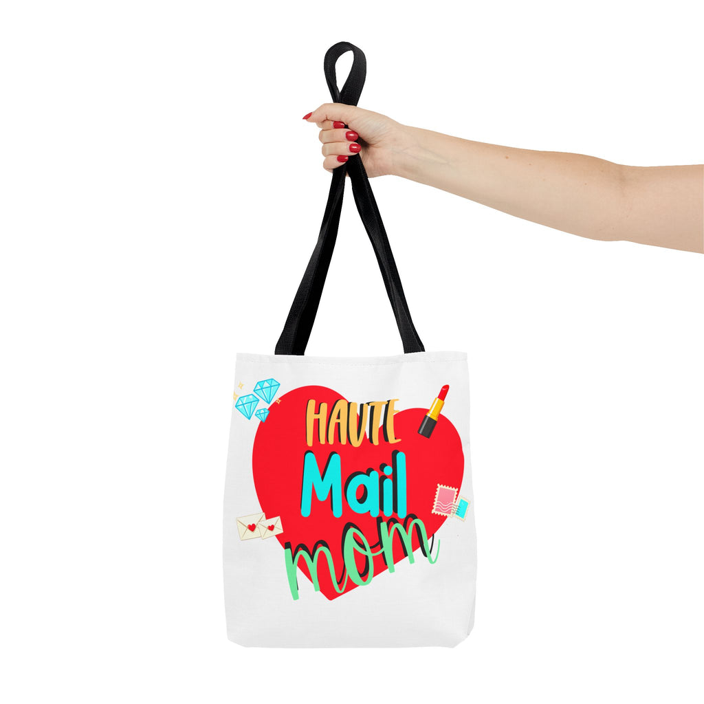 Tote Bag — "Haut Mail Mom" Heart Design Tote for Postal & Mom Gifts