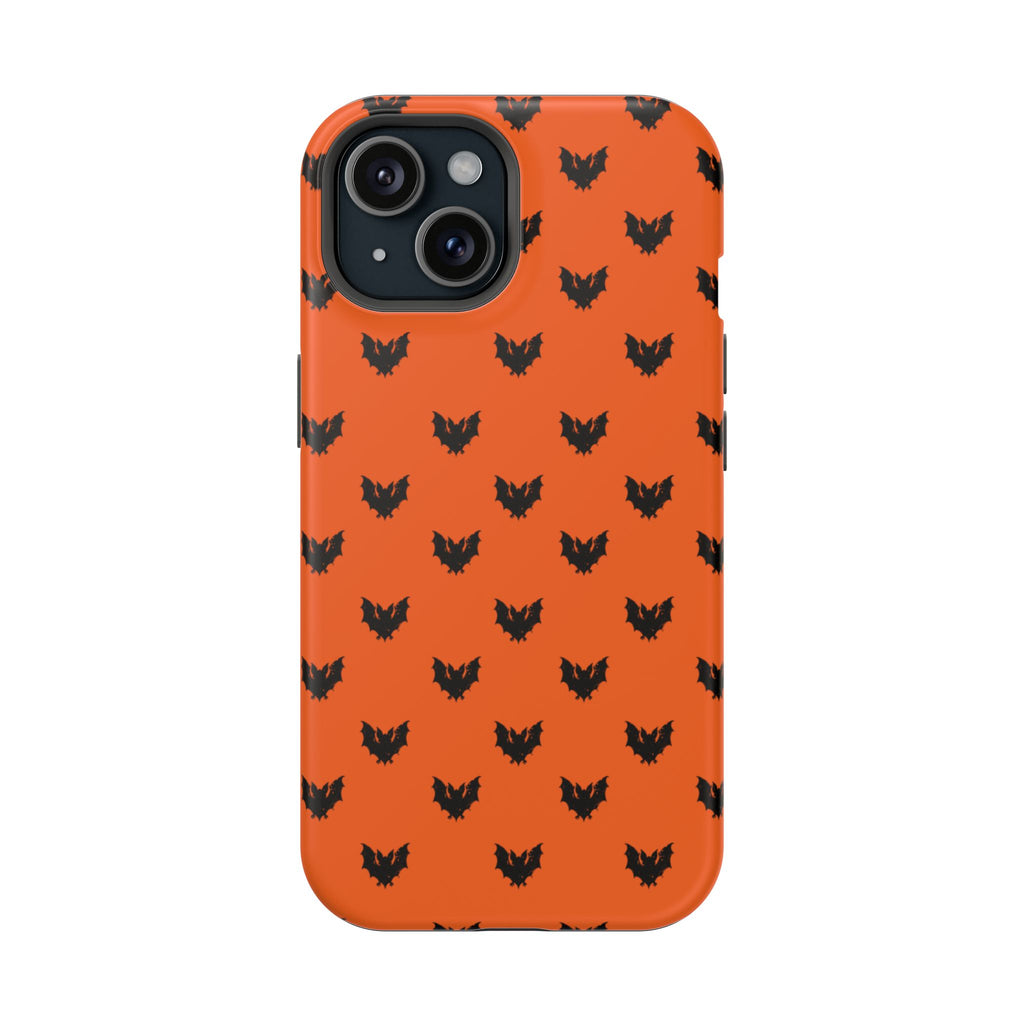 Halloween Design Durable Phone Case with Spooky Bat Design, Magnetic Impact-Resistant Case, Black Cat Pattern, Gift for Halloween, Phone Accessories, [...]